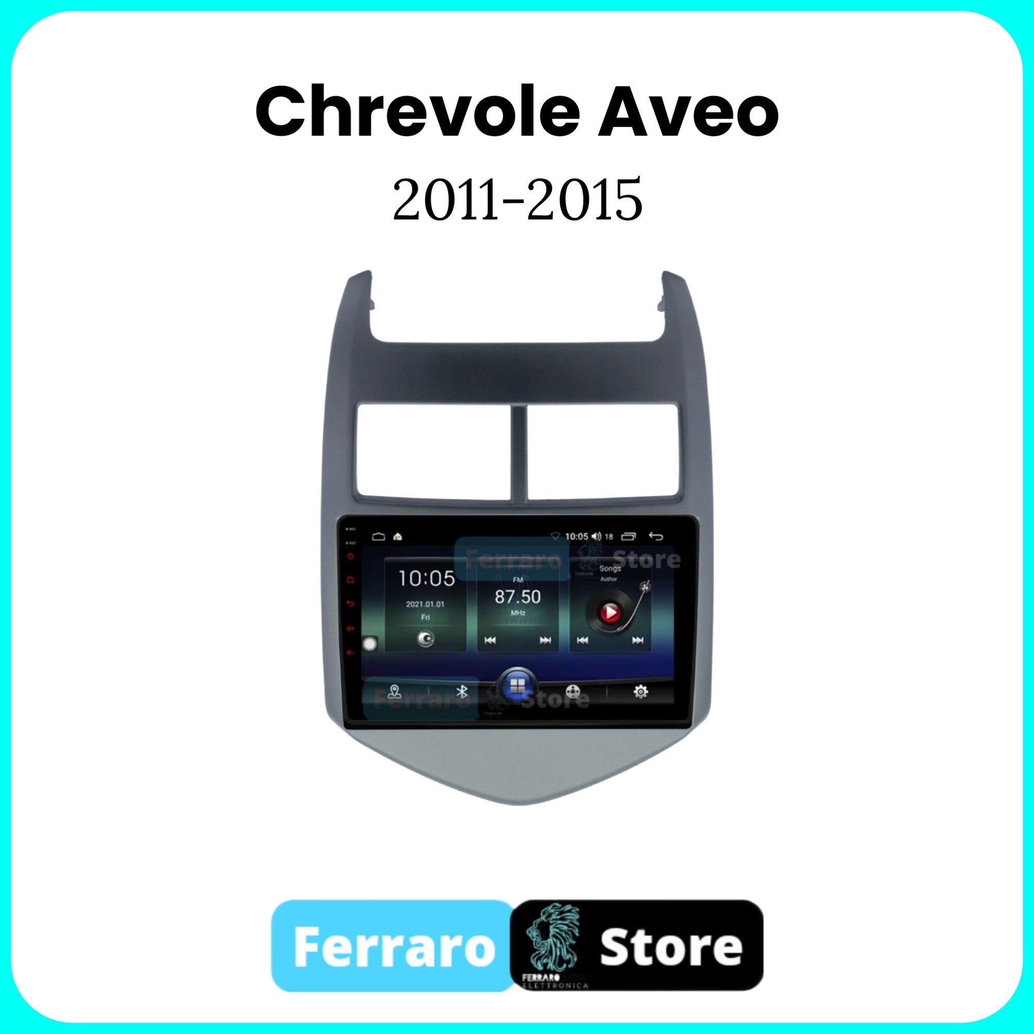 Autoradio per Chrevolet Aveo 9" | 2011-2015 | Android | Bluetooth | CarPlay | Android Auto | 2GB/4GB/6GB/8GB Ram