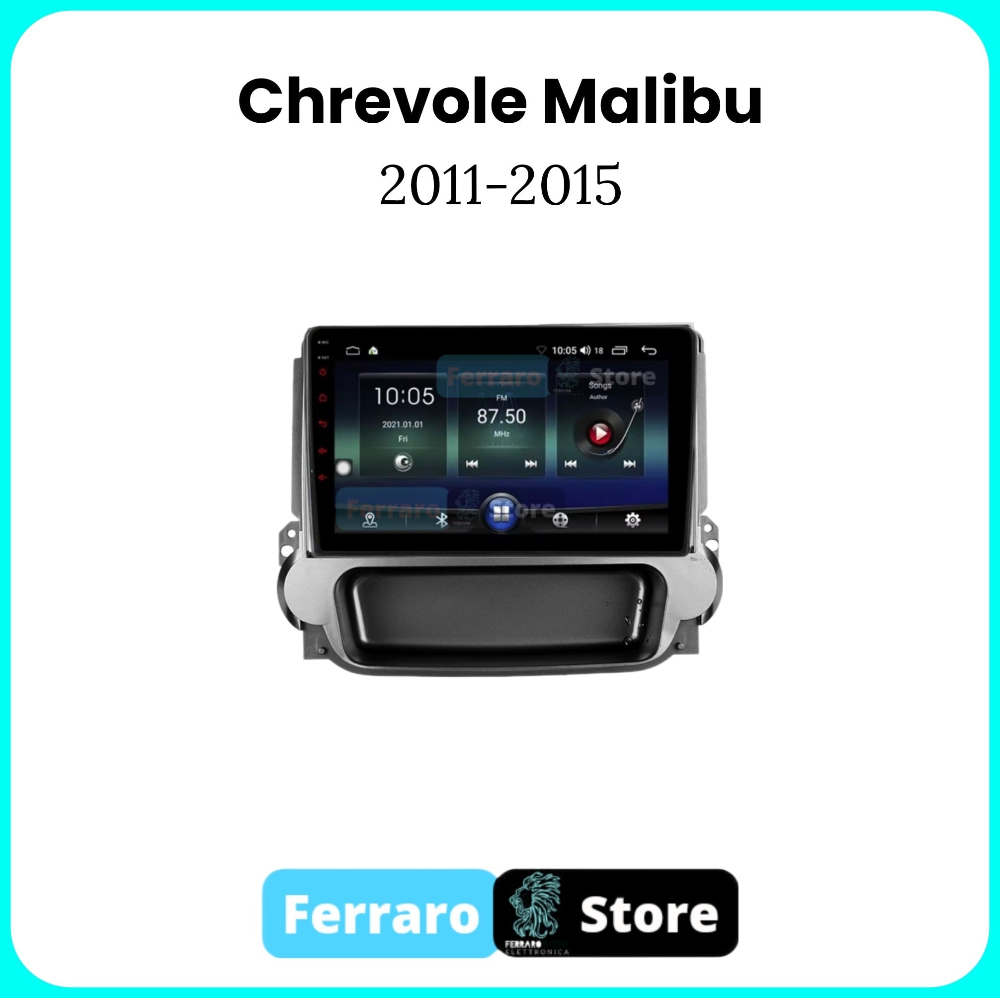 Autoradio per Chrevolet Malibu 9" | 2011-2015 | Android | Bluetooth | CarPlay | Android Auto | 2GB/4GB/6GB/8GB Ram