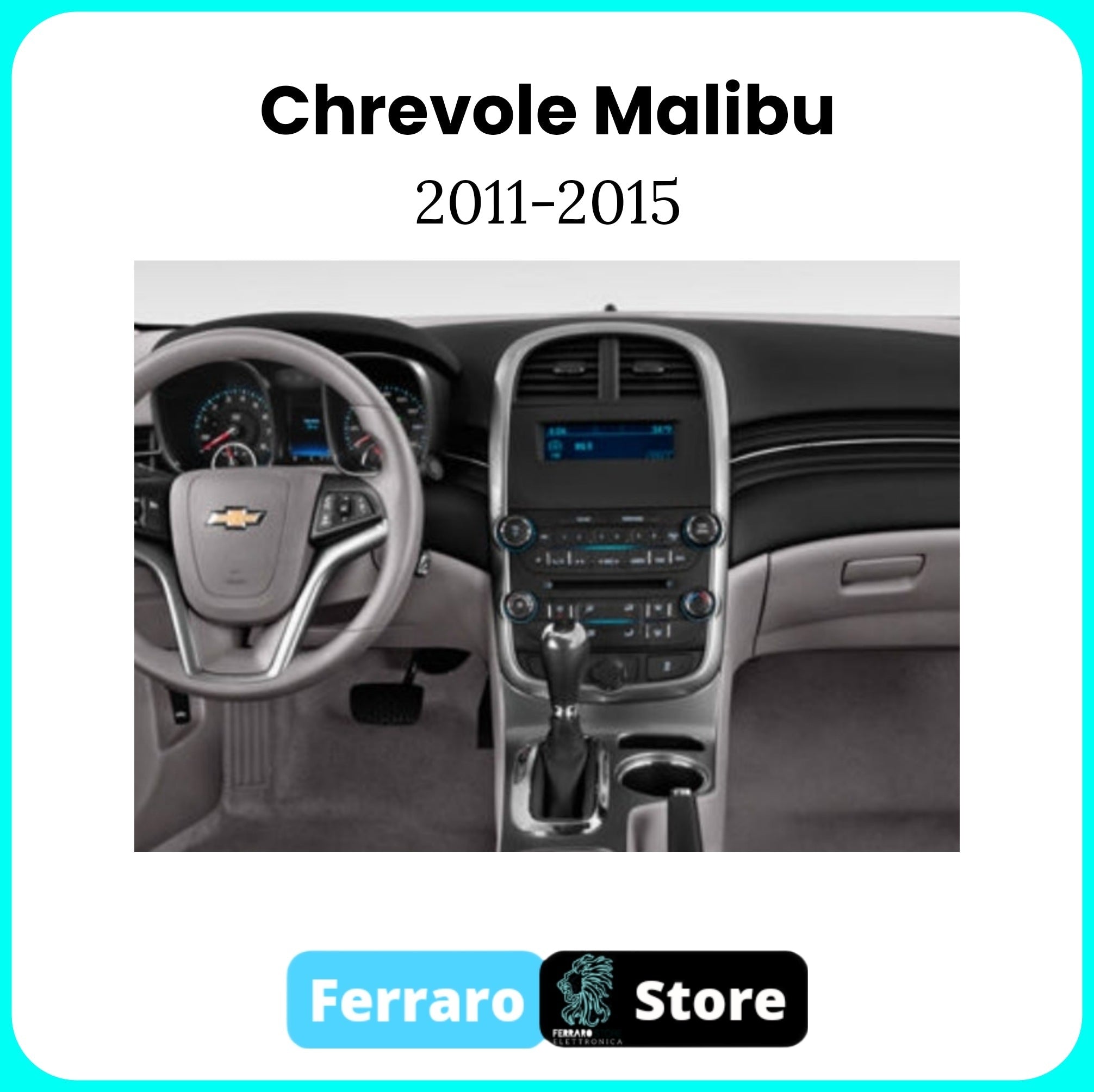 Autoradio per Chrevolet Malibu 9" | 2011-2015 | Android | Bluetooth | CarPlay | Android Auto | 2GB/4GB/6GB/8GB Ram