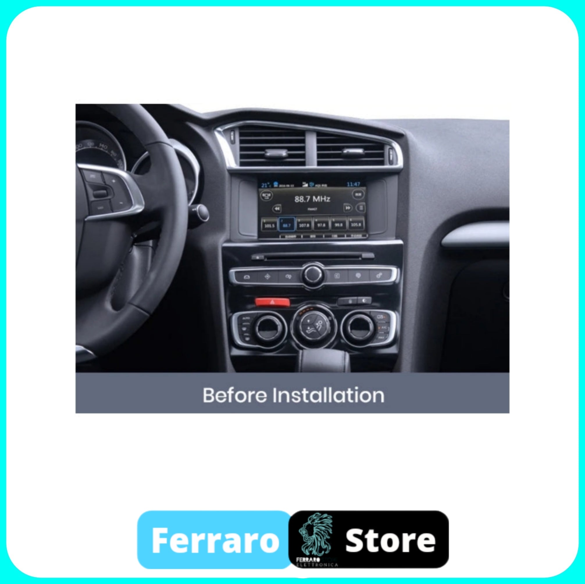 Car Radio for CITROEN C4 B7 [2013 - 2016] - 2/32GB Ram, Intelligent Car System, 2Din 11.5"Inch, GPS, Navigator, Wifi