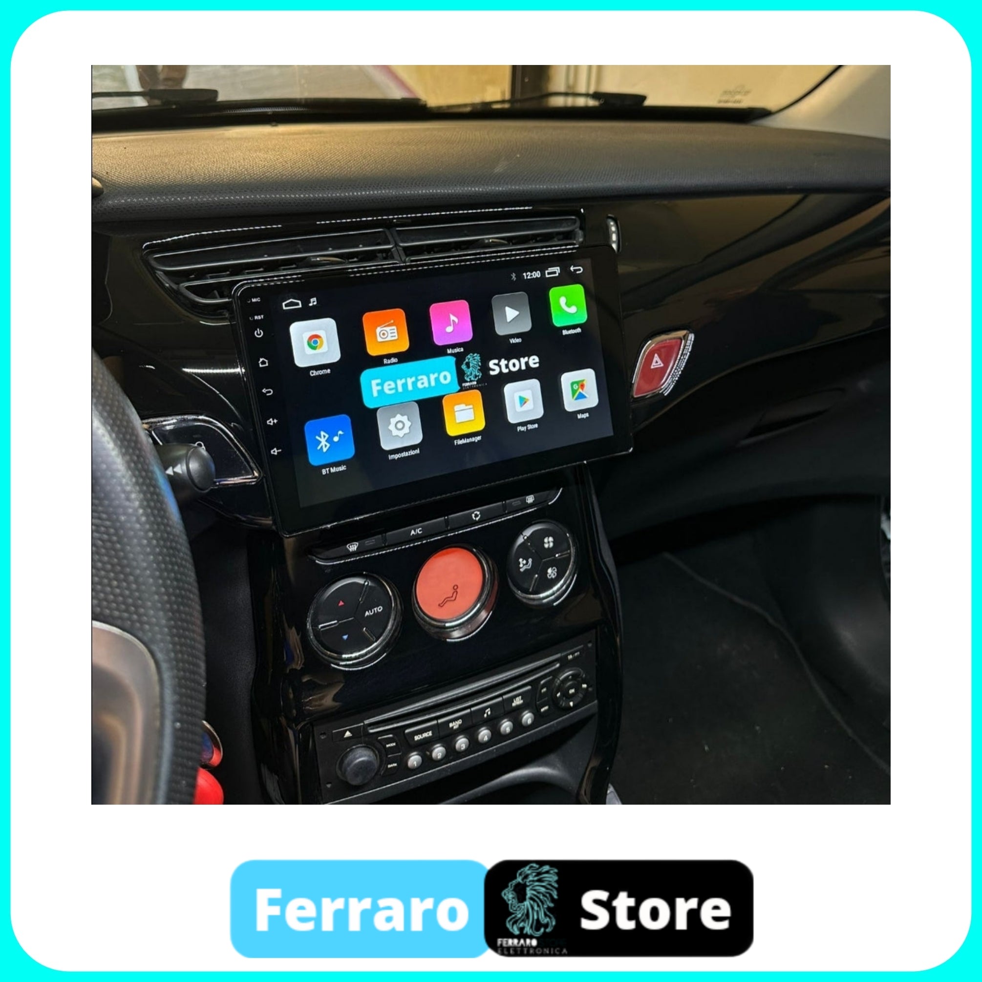 Autoradio per Citroen C3 9" | C3 | DS3 | 2010-2016 | Android | Bluetooth | CarPlay | Android Auto | 2GB/4GB/6GB/8GB Ram