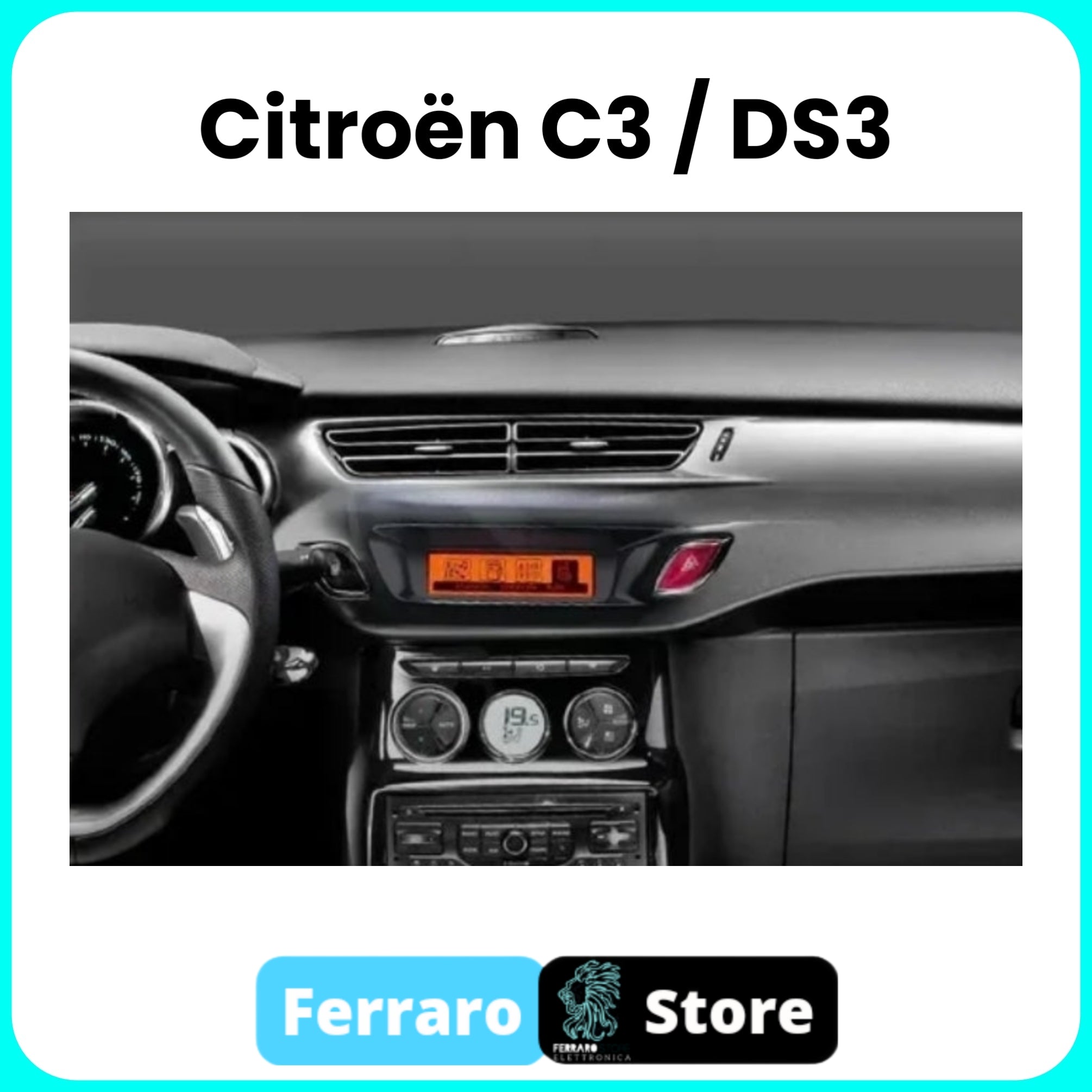 Autoradio per Citroen C3 9" | C3 | DS3 | 2010-2016 | Android | Bluetooth | CarPlay | Android Auto | 2GB/4GB/6GB/8GB Ram