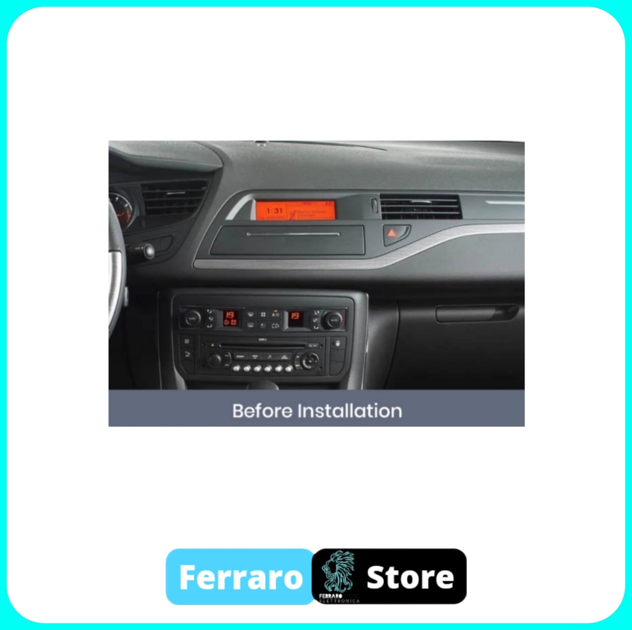 Autoradio per Citroen C5 10.1" | 2008- 2017 | Android | Bluetooth | CarPlay | Android Auto | 2GB/4GB/8GB Ram