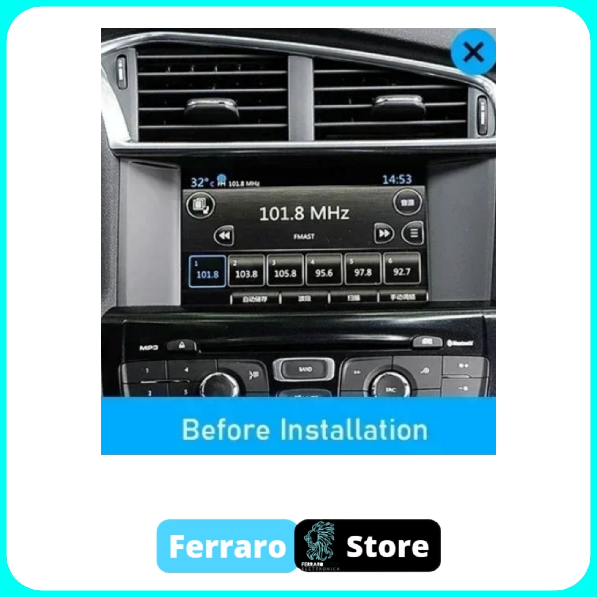 Autoradio per Citroen DS4 10.1 " | 2013- 2016 | Android | Bluetooth | CarPlay | Android Auto | 2GB/4GB/8GB Ram