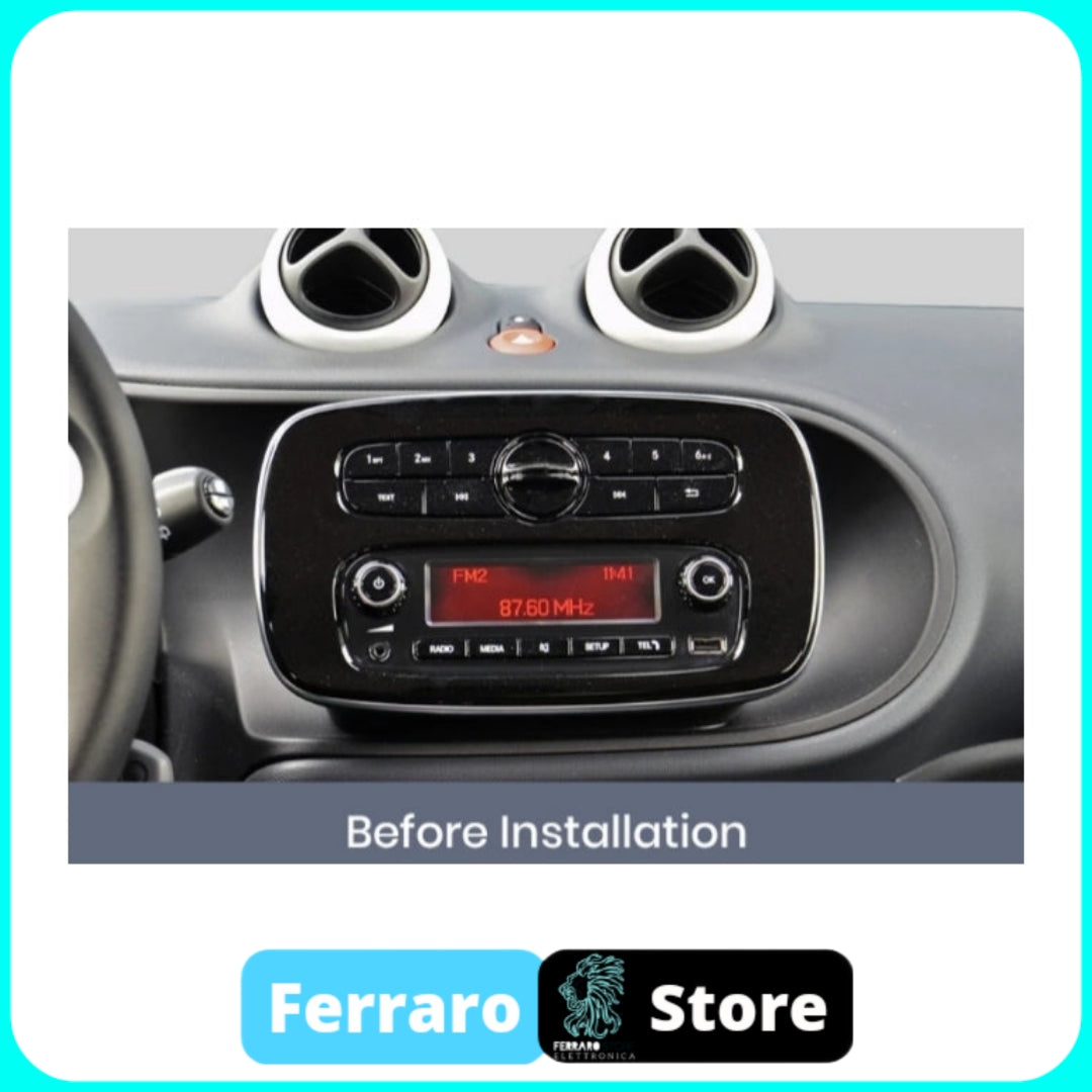 Autoradio per Smart 453 10.35" | No Navi. Di Serie | 2014-2020 | Android | Bluetooth | CarPlay | Android Auto | 2/32GB Ram