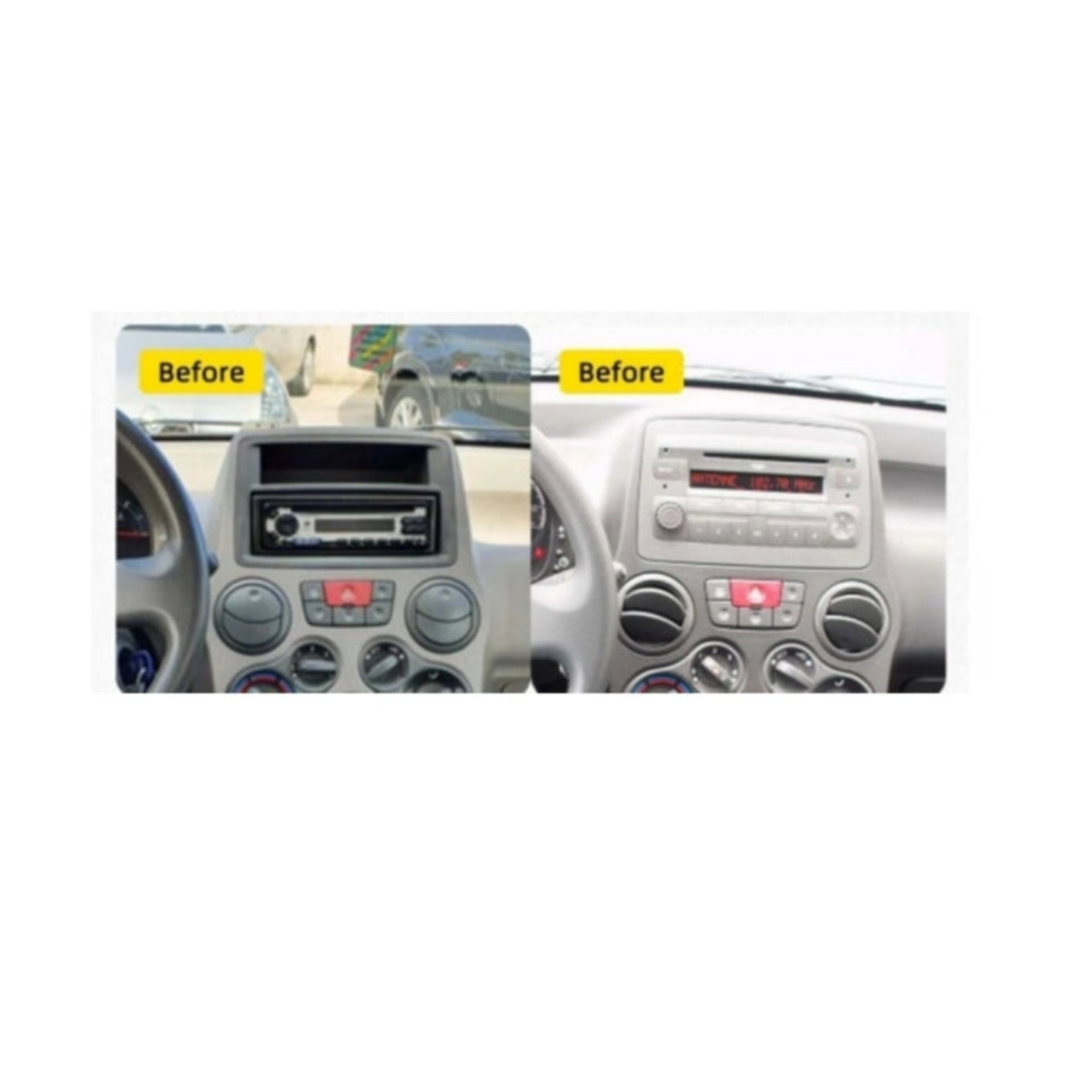 Autoradio per Fiat Panda 2a Serie 7" | Android | Bluetooth | Motorizzato | CarPlay | Android Auto | 1GB/2GB Ram