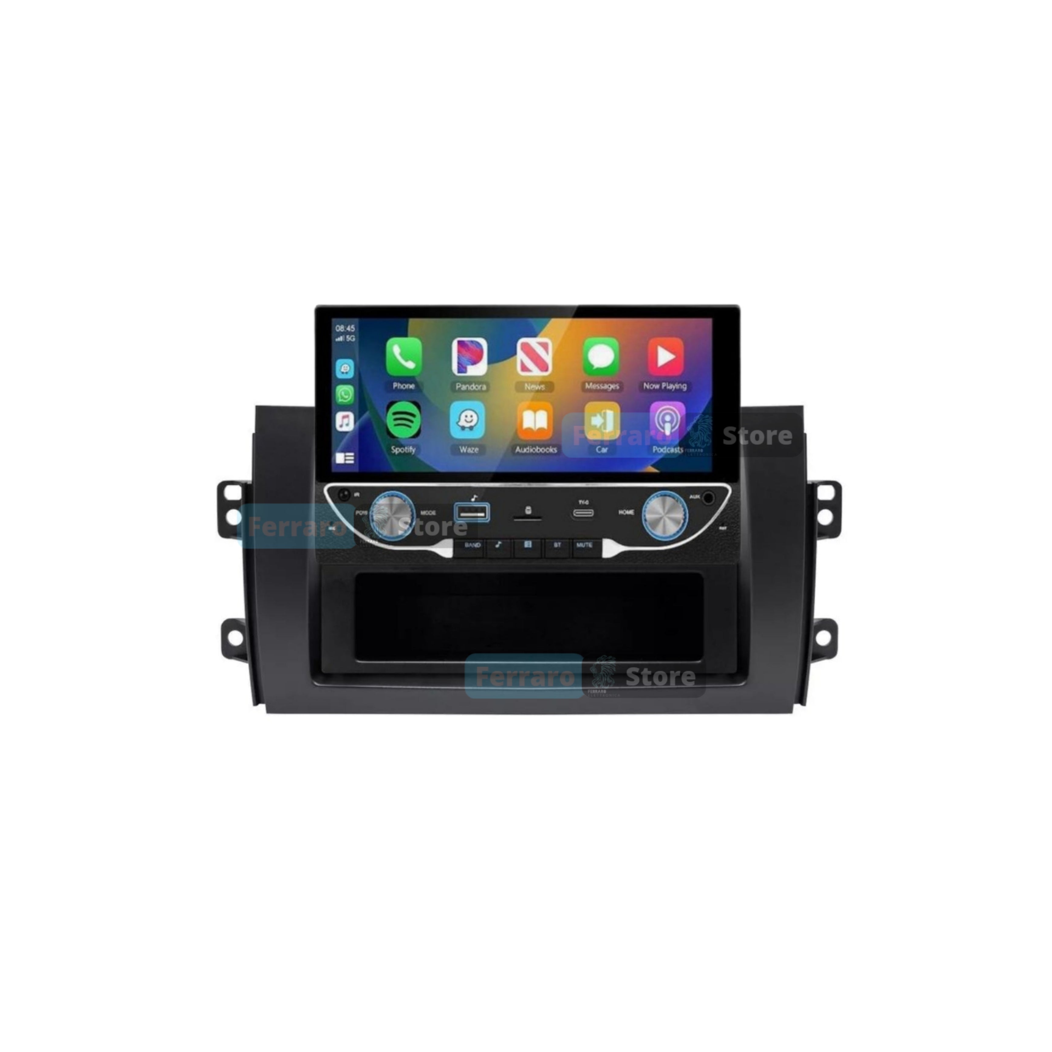 Autoradio per Fiat Sedici 6.8" | 2005-2014 | Bluetooth | Radio | USB | CarPlay | Android Auto