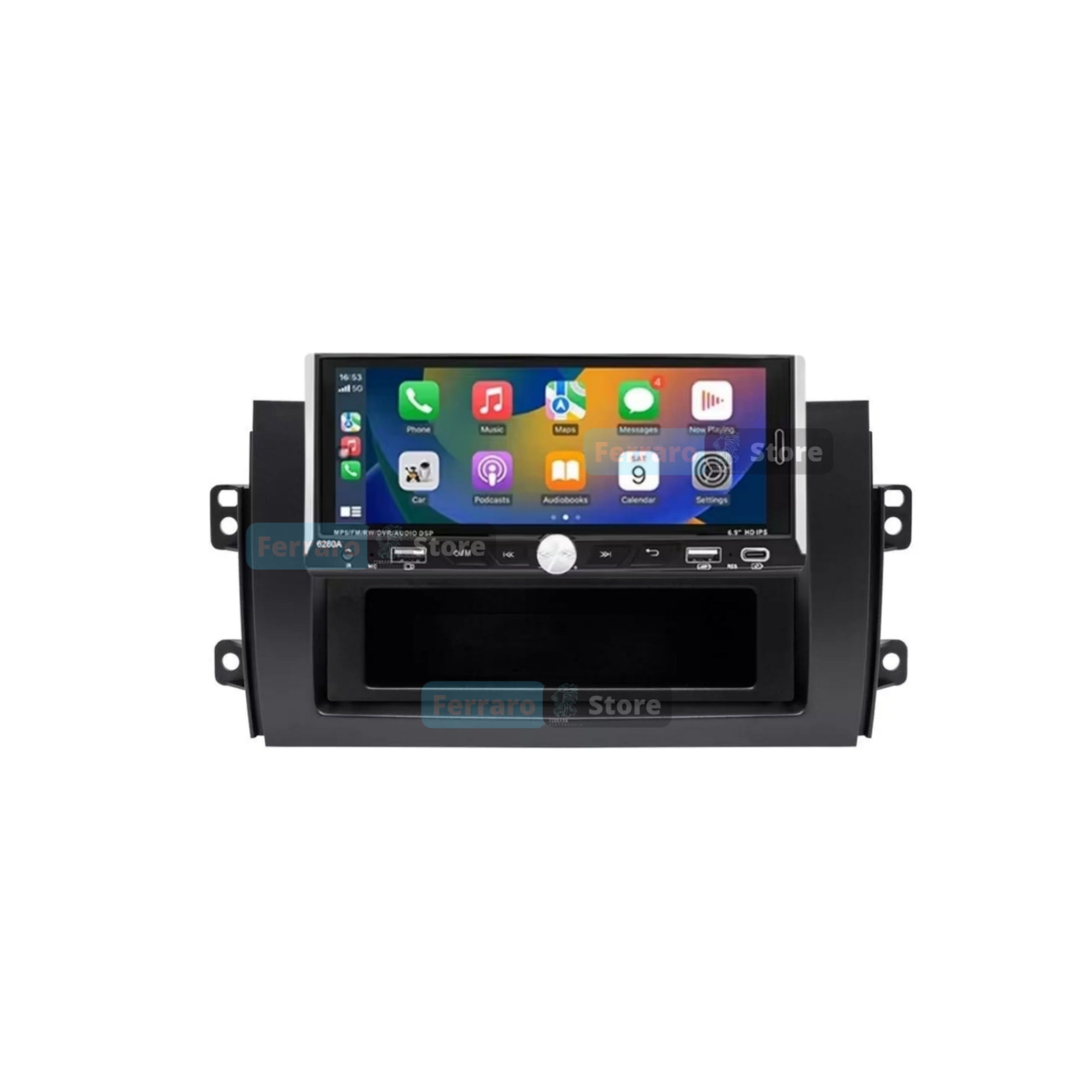 Autoradio per Fiat Sedici 6.9" | 2005-2014 | Android | Bluetooth | CarPlay | Android Auto | 2/32GB Ram