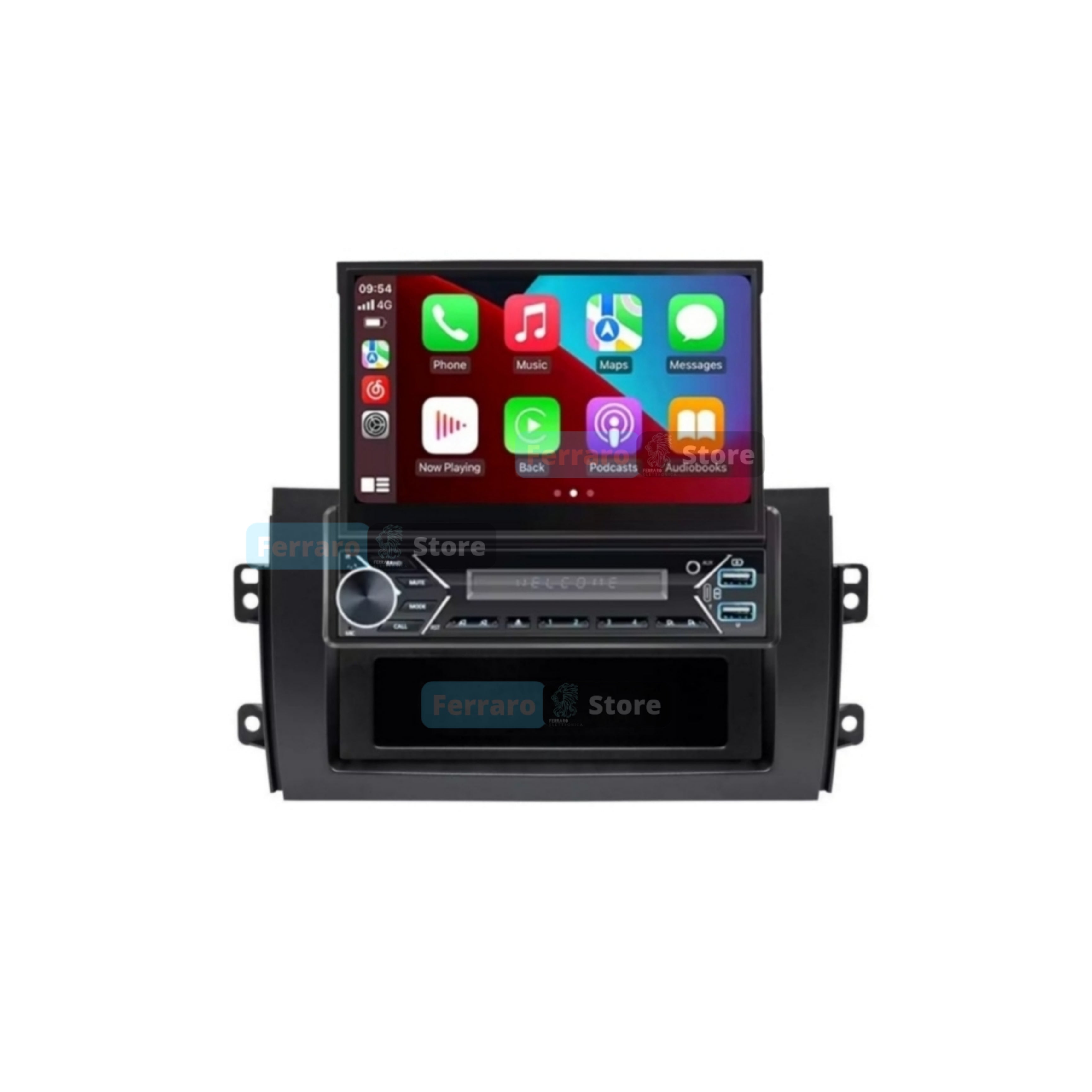 Autoradio per Fiat Sedici 7" | 2005-2014 | Android | Bluetooth | Motorizzato | CarPlay | Android Auto | 1GB/2GB Ram