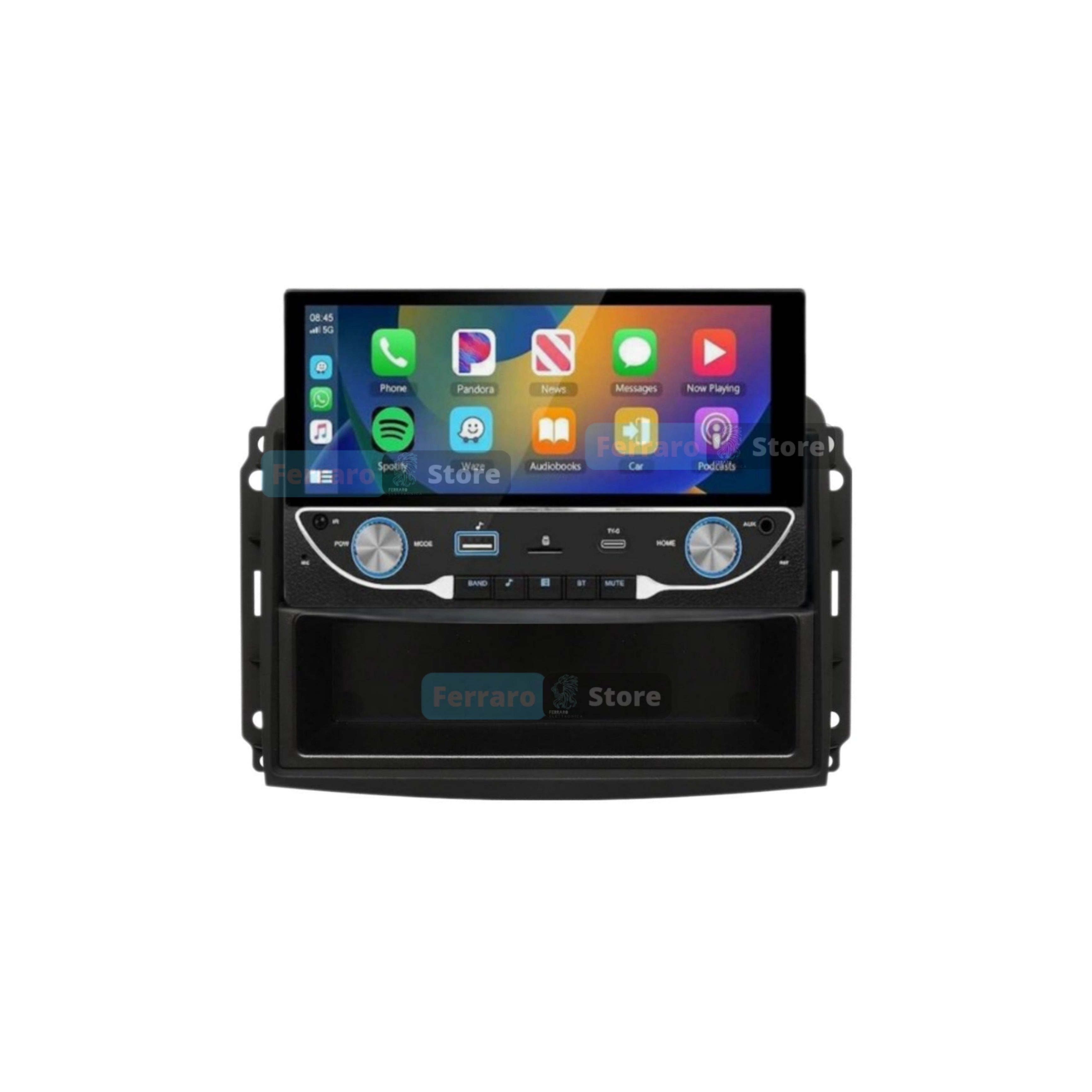 Autoradio per Fiat 500L 6.8" | 2012-2017 | Bluetooth | Radio | USB | CarPlay | Android Auto