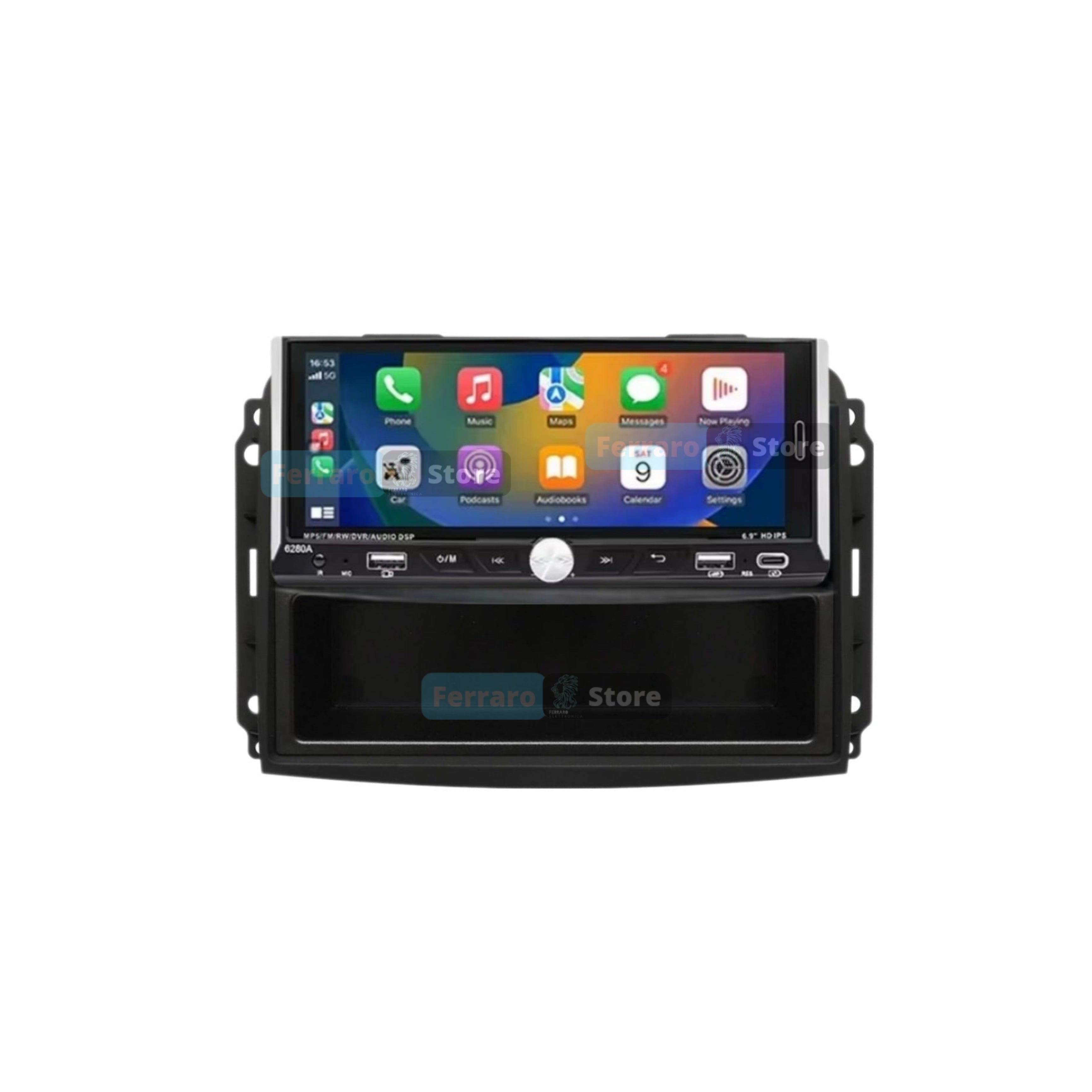 Autoradio per Fiat 500L 6.9" | 2012-2017 | Android | Bluetooth | CarPlay | Android Auto | 2/32GB Ram