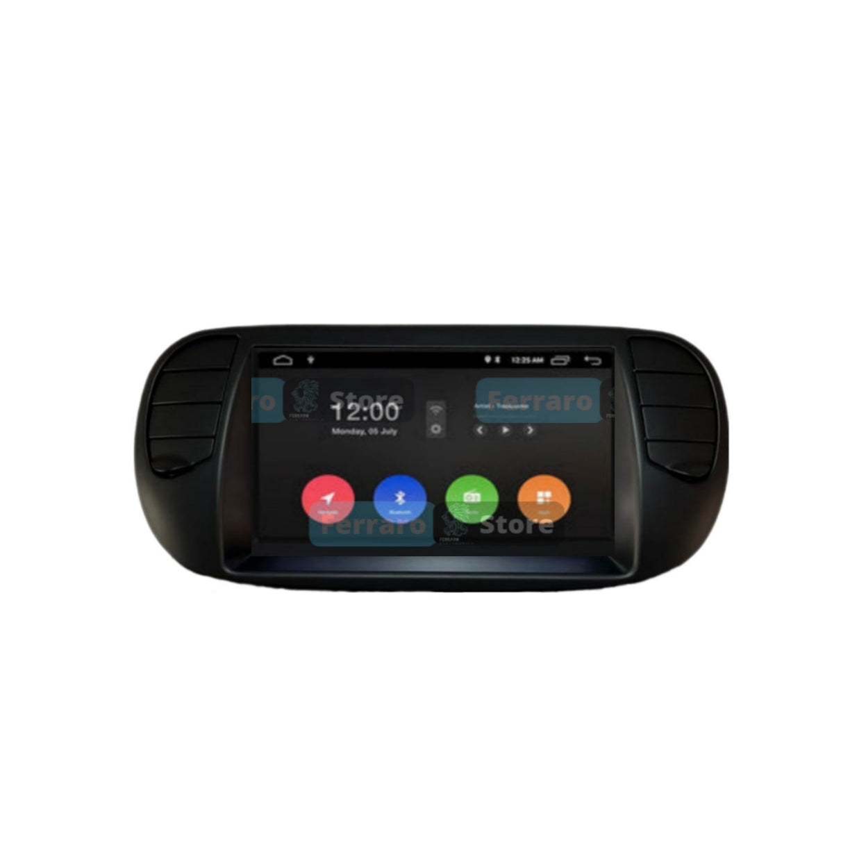 Autoradio Android pour FIAT 500 07-15 7 pouces Navigation GPS Carplay Auto Radio RDS DSP stéréo 1G RAM 16G ROM