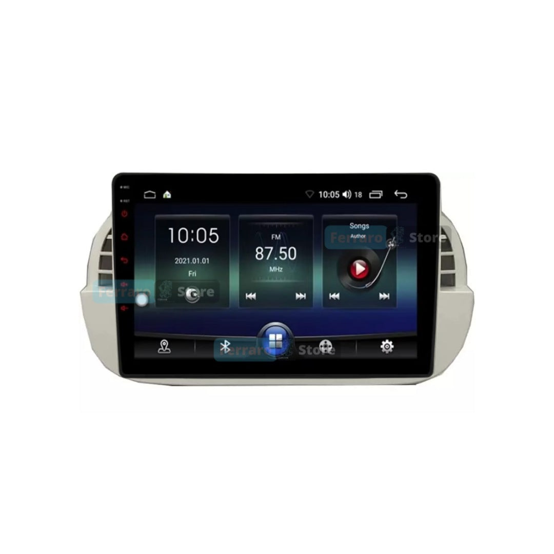 Autoradio per FIAT 500s 9" | 2007-2014 | Android | Bluetooth | CarPlay | Android Auto | 2GB/4GB/6GB/8GB Ram