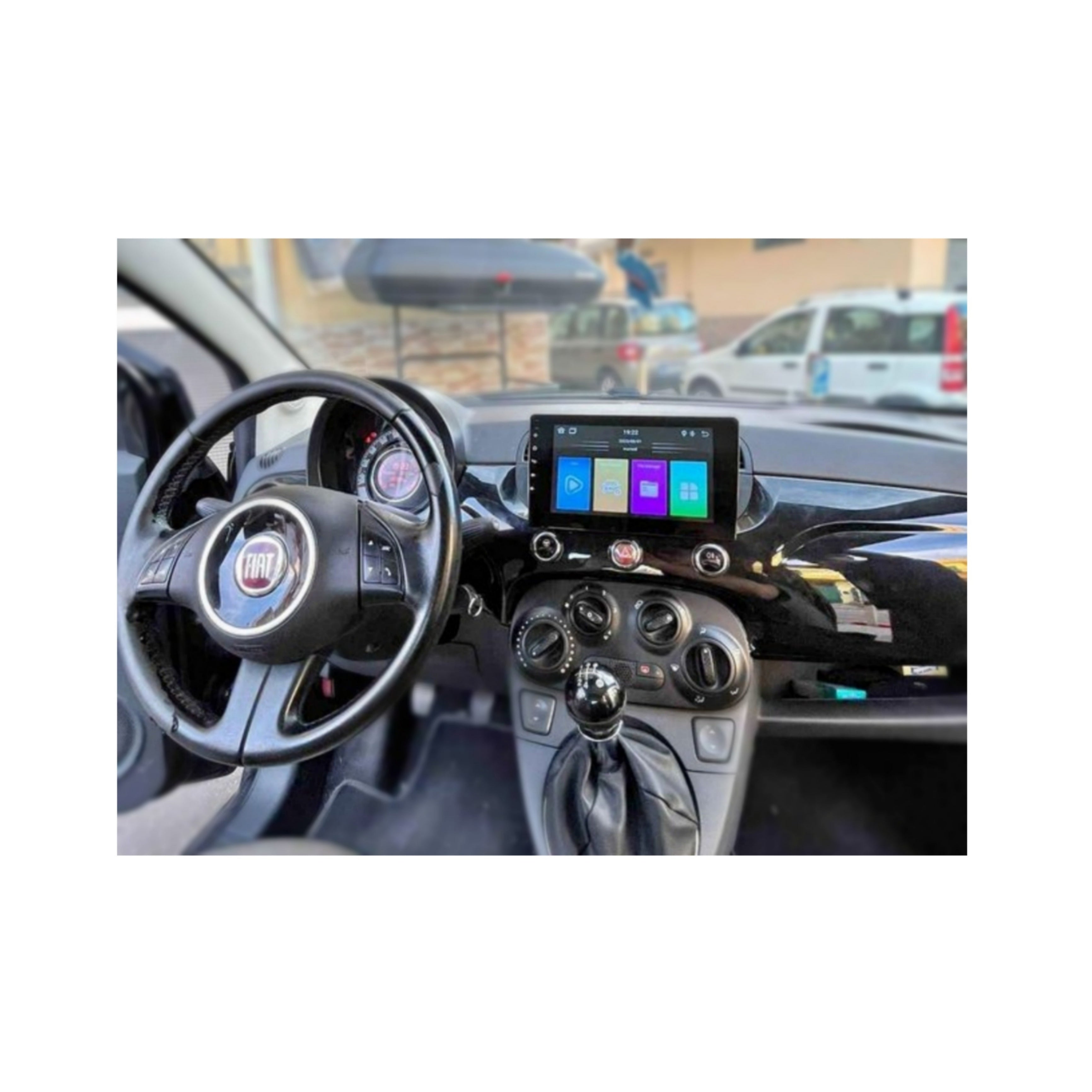 Car Radio for FIAT 500s [2007 - 2014] - 1Din 9"Inch, Bluetooth, Radio, Android, PlayStore, Youtube, Navigator