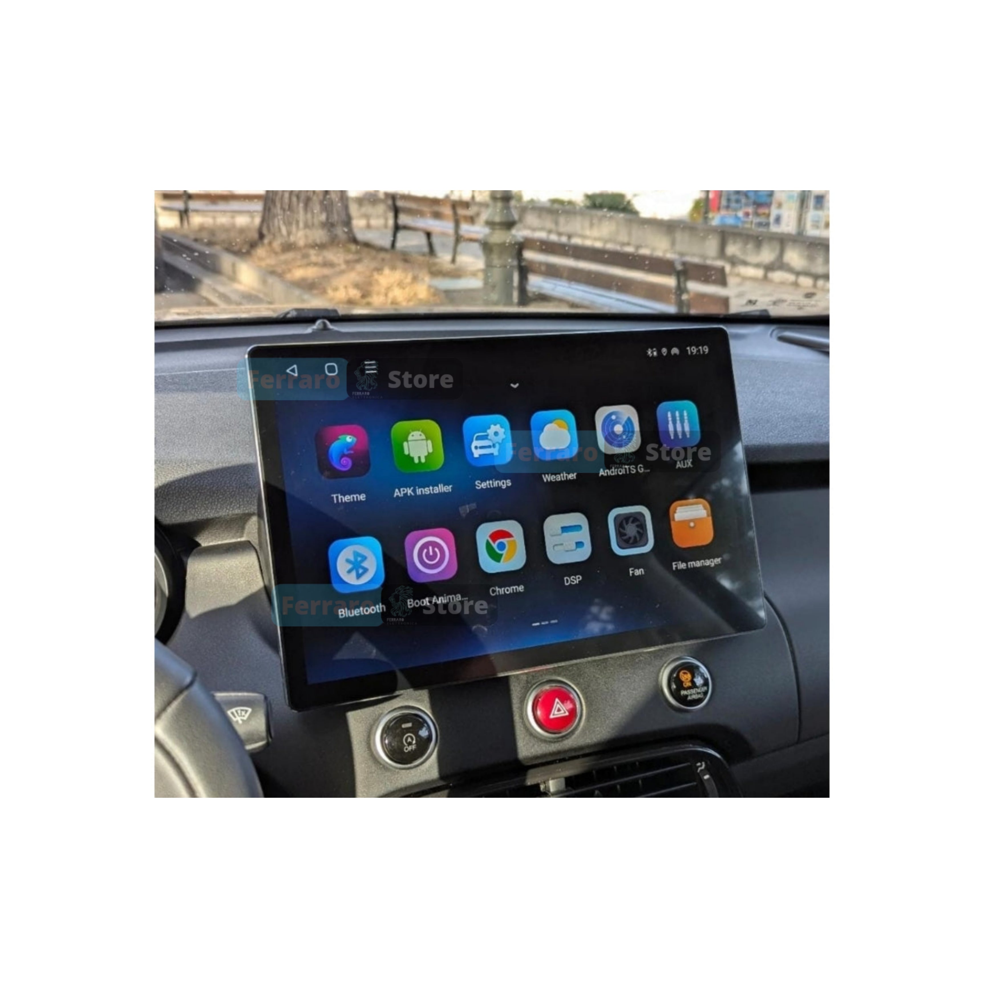 Autoradio per Fiat 500x 11.5" | 2014-2020 | Android | Bluetooth | CarPlay | Android Auto | 4/64GB Ram