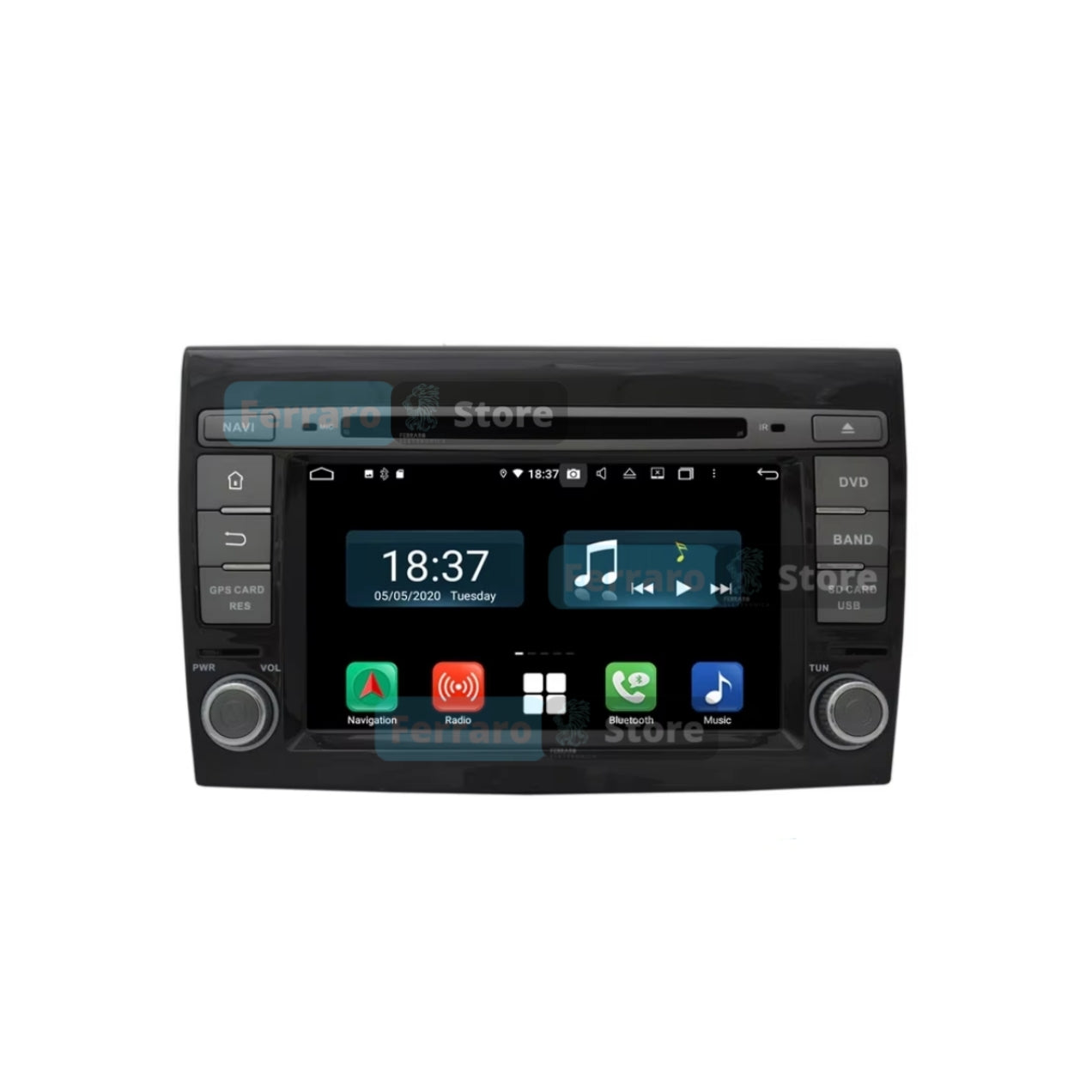 Autoradio per Fiat Bravo 7" | 2007-2016 | Android | Bluetooth | CarPlay | Android Auto | 4GB/8GB Ram