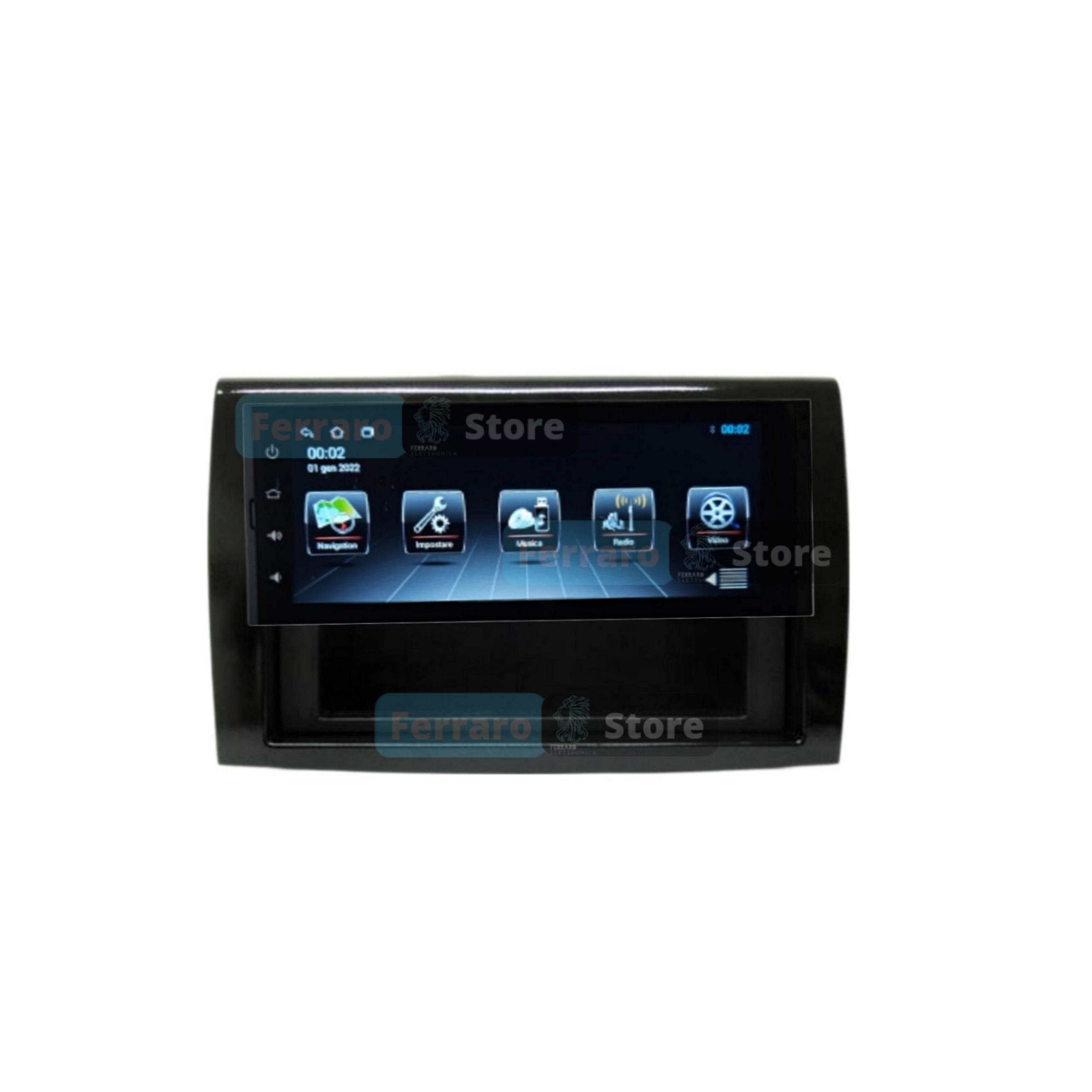 Car Radio for FIAT BRAVO [2007-2012] - 1Din 6.9"Inch, Android, GPS, WiFi, Bluetooth, Youtube, Playstore, Radio, Playstore.