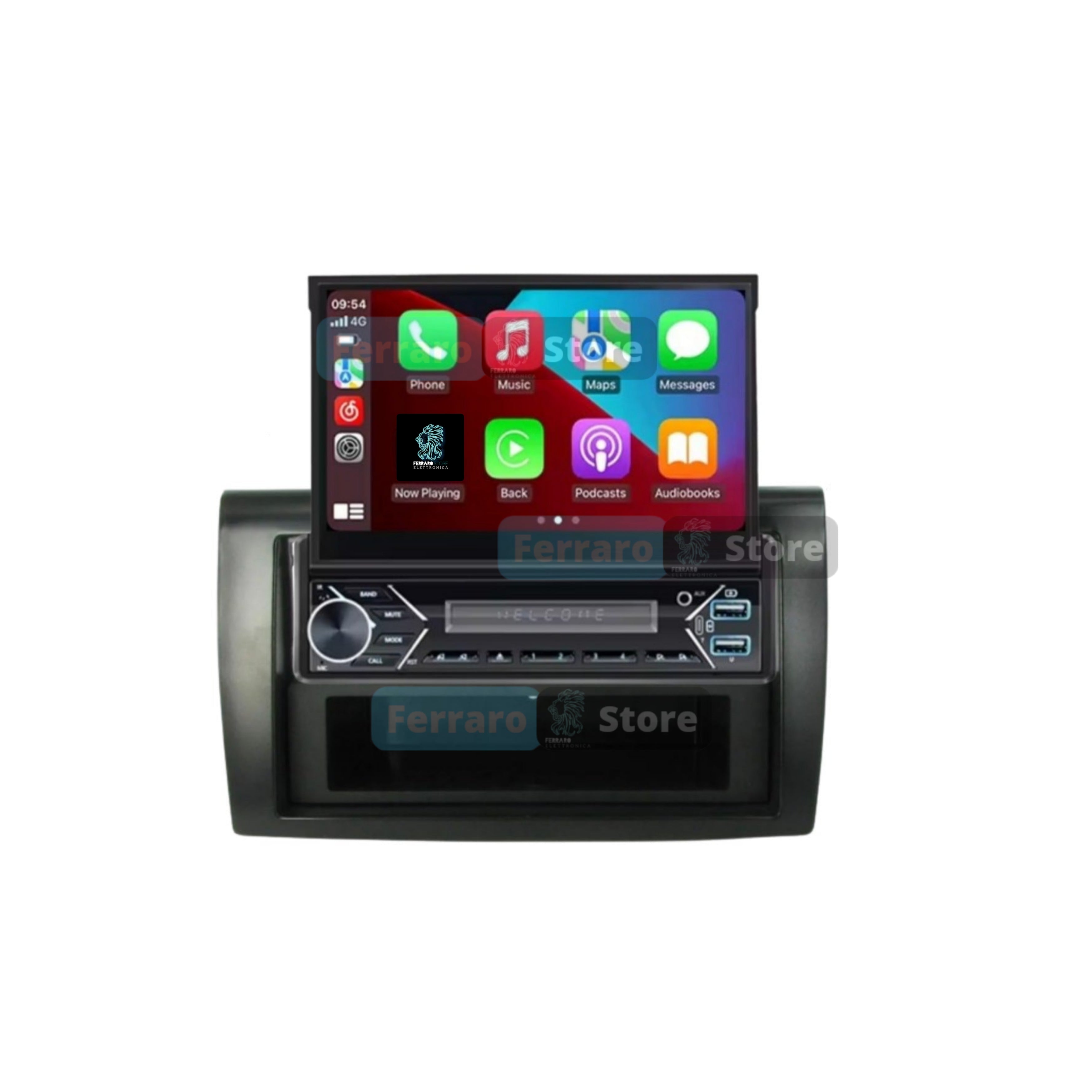 Car Radio for FIAT BRAVO [2007-2012] - 1Din 7"Inch, Android, Motorized, GPS, WiFi, Radio, Bluetooth, FM, SWC, PlayStore