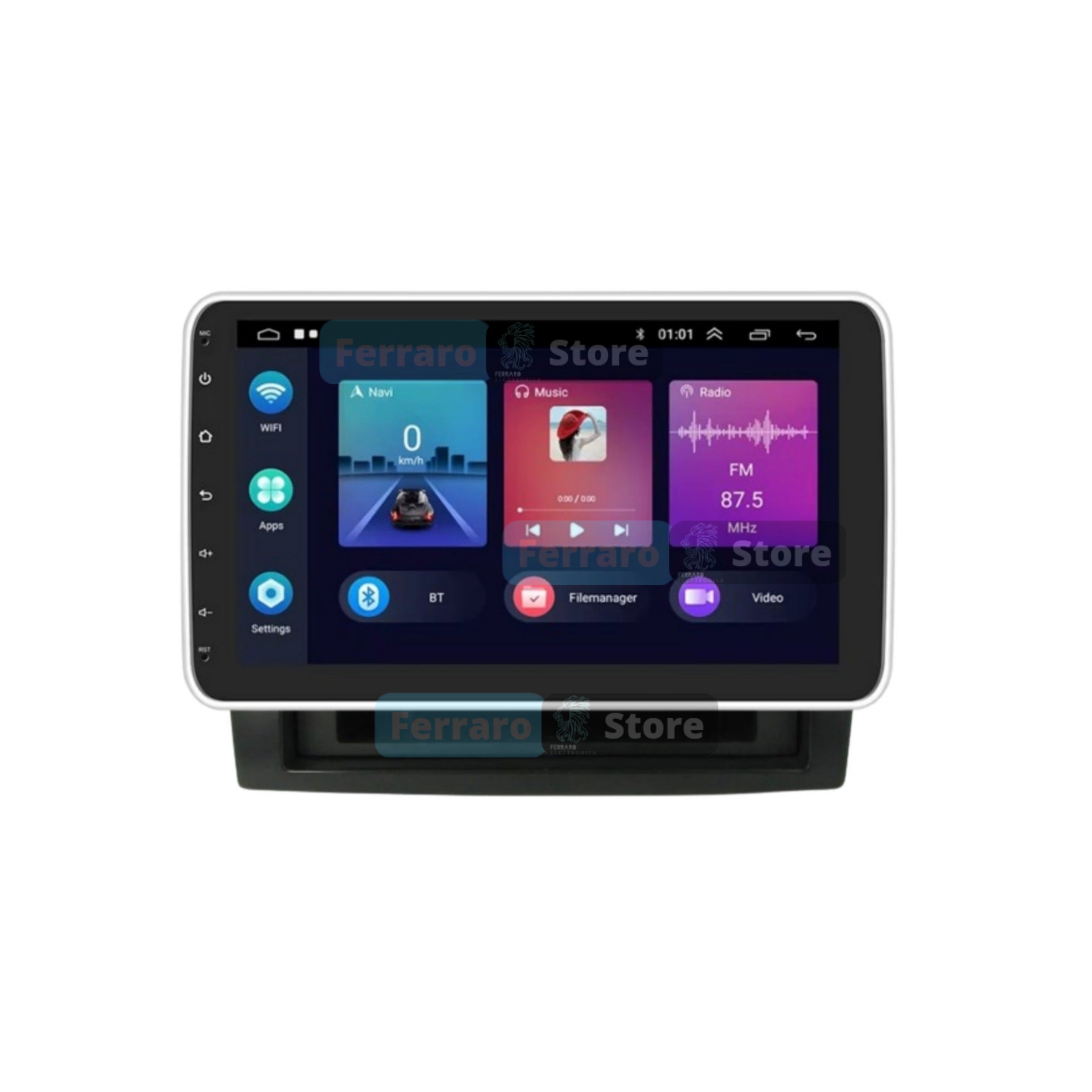 Car Radio for FIAT BRAVO [2007-2012] - Intelligent car system, 1Din 10"Inch, GPS, Navigator, Wifi, PlayStore