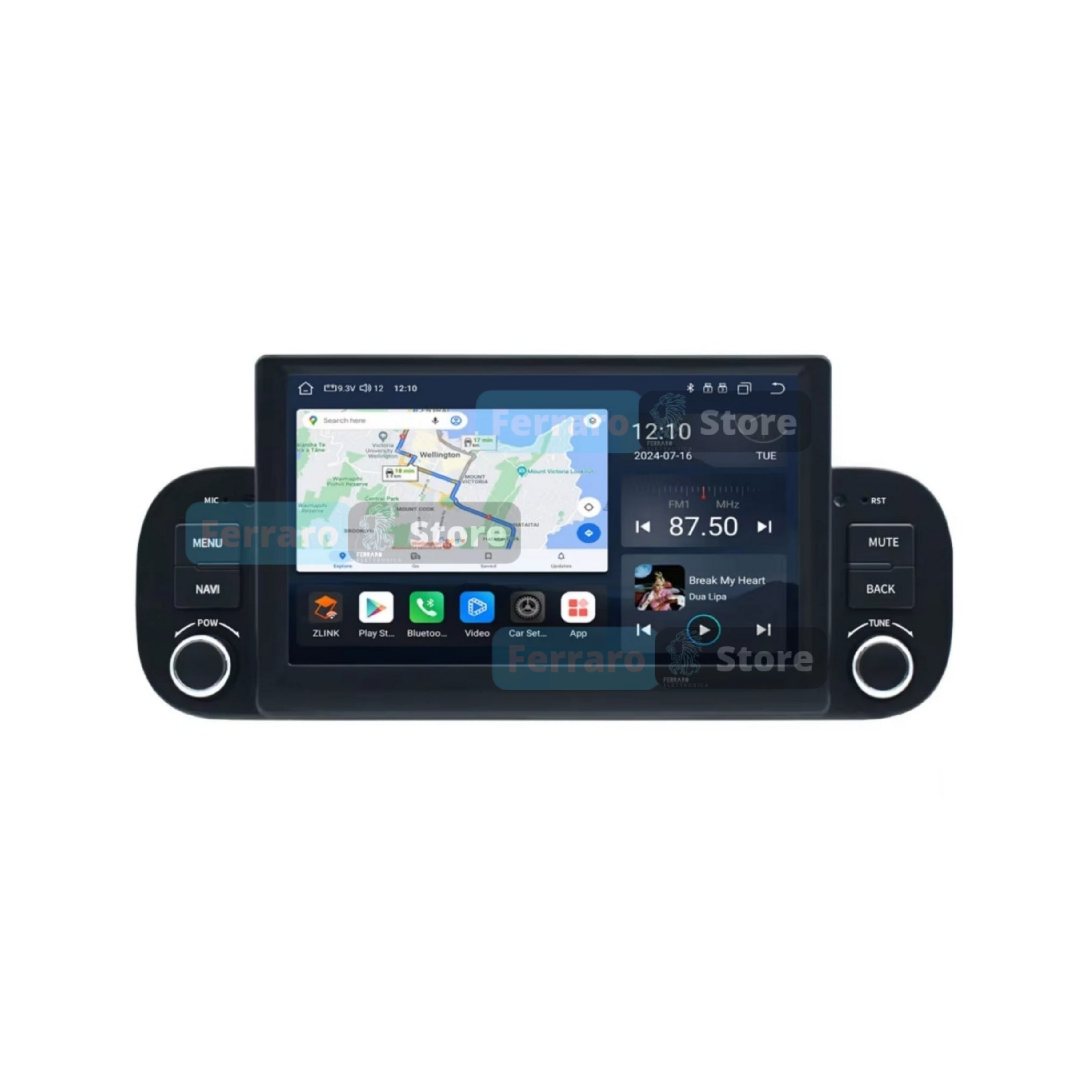 Autoradio per Fiat Panda 3a Serie 7" | 2013-2020 | Android | Bluetooth | CarPlay | Android Auto | 2GB/4GB/6GB/8GB Ram