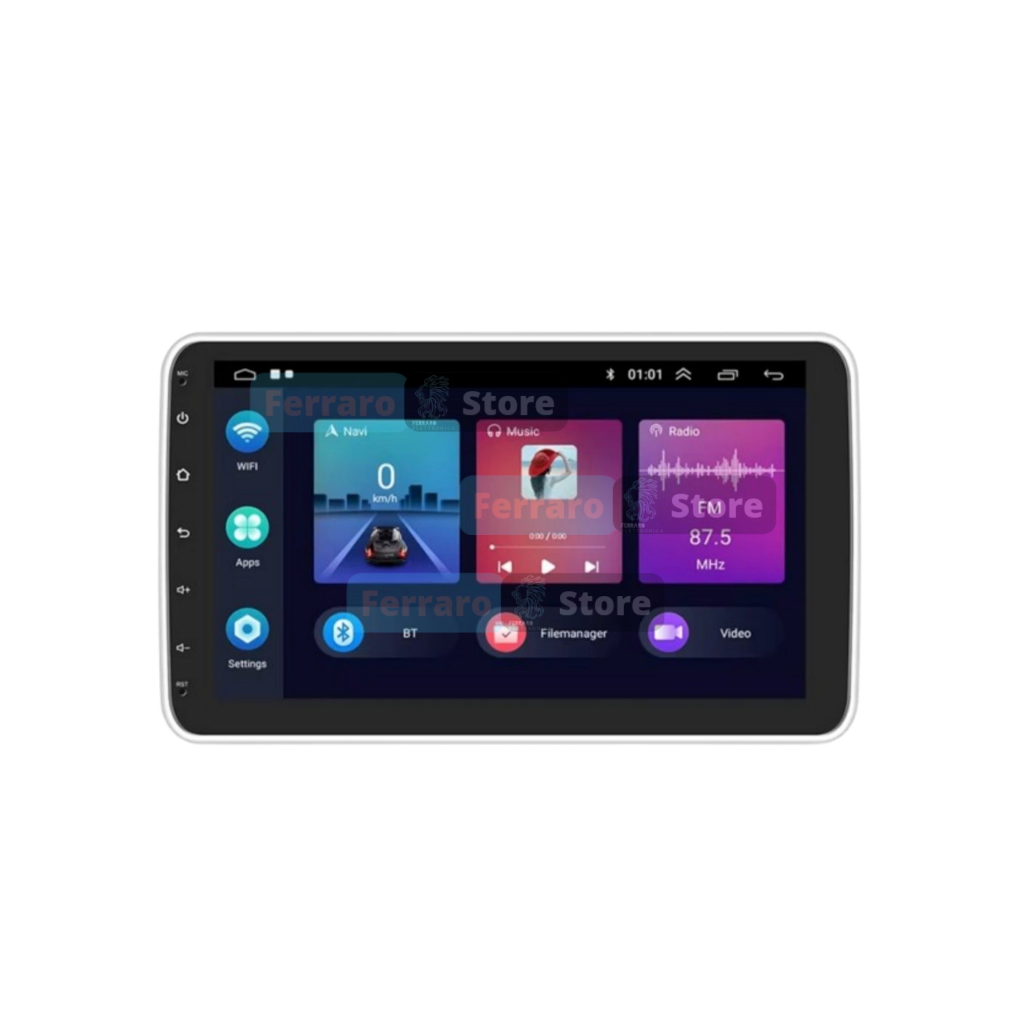 Autoradio per Fiat Panda 3a Serie 10" | Android | Bluetooth | CarPlay | Android Auto | 2GB/6GB/8GB Ram