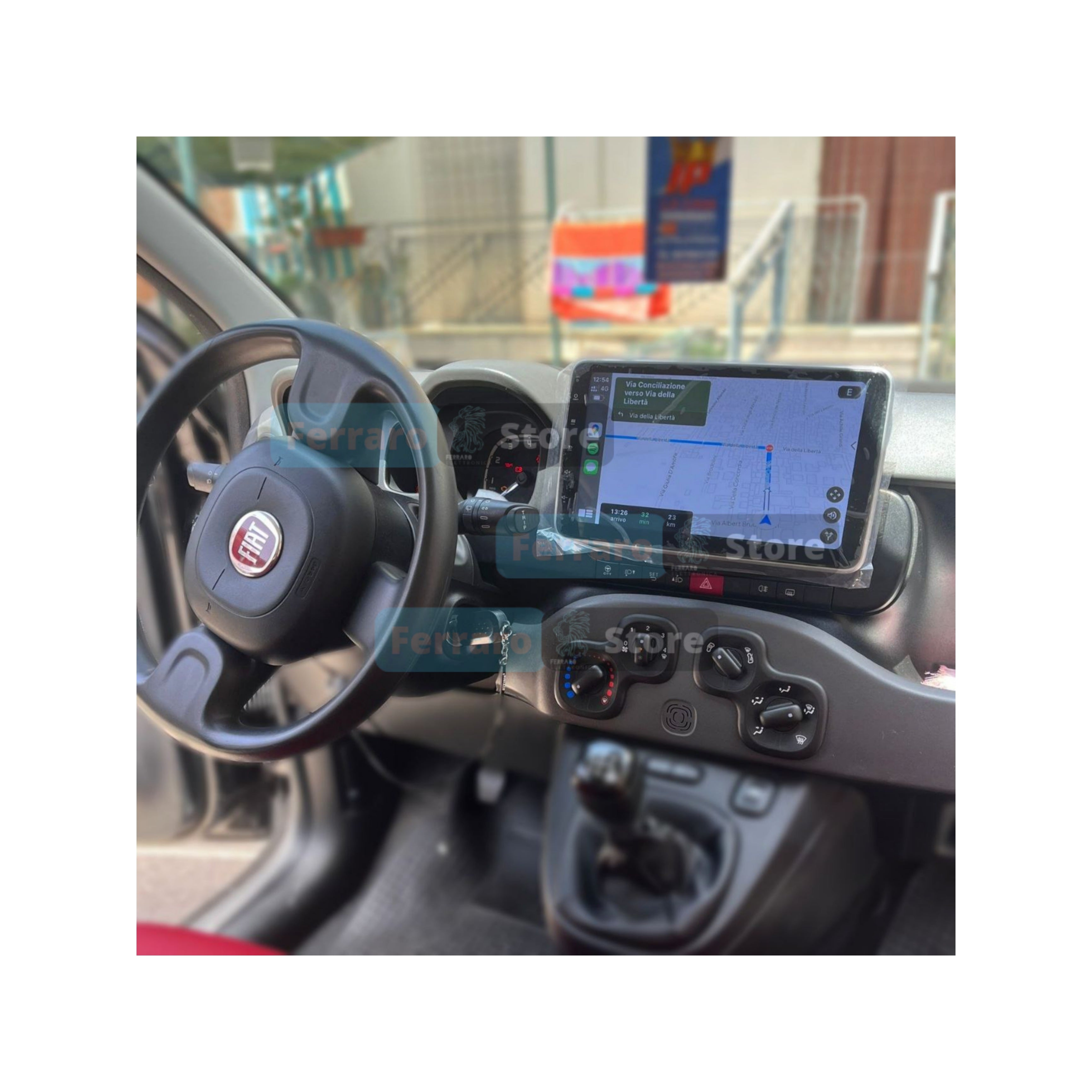 Autoradio per Fiat Panda 3a Serie 10" | Android | Bluetooth | CarPlay | Android Auto | 2GB/6GB/8GB Ram