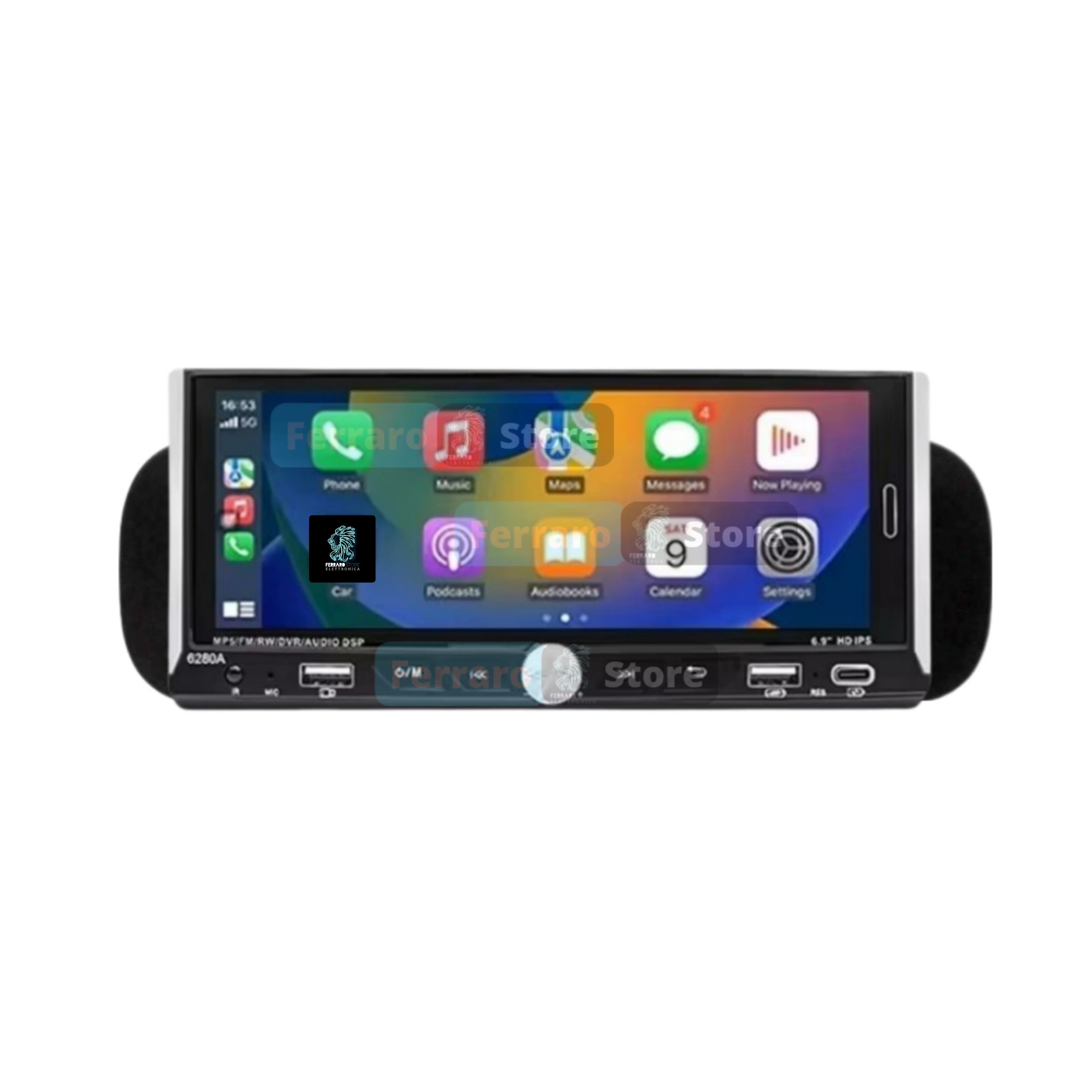 Autoradio per Fiat Panda 3a Serie 6.9" | Android | Bluetooth | CarPlay | Android Auto | 2/32GB Ram