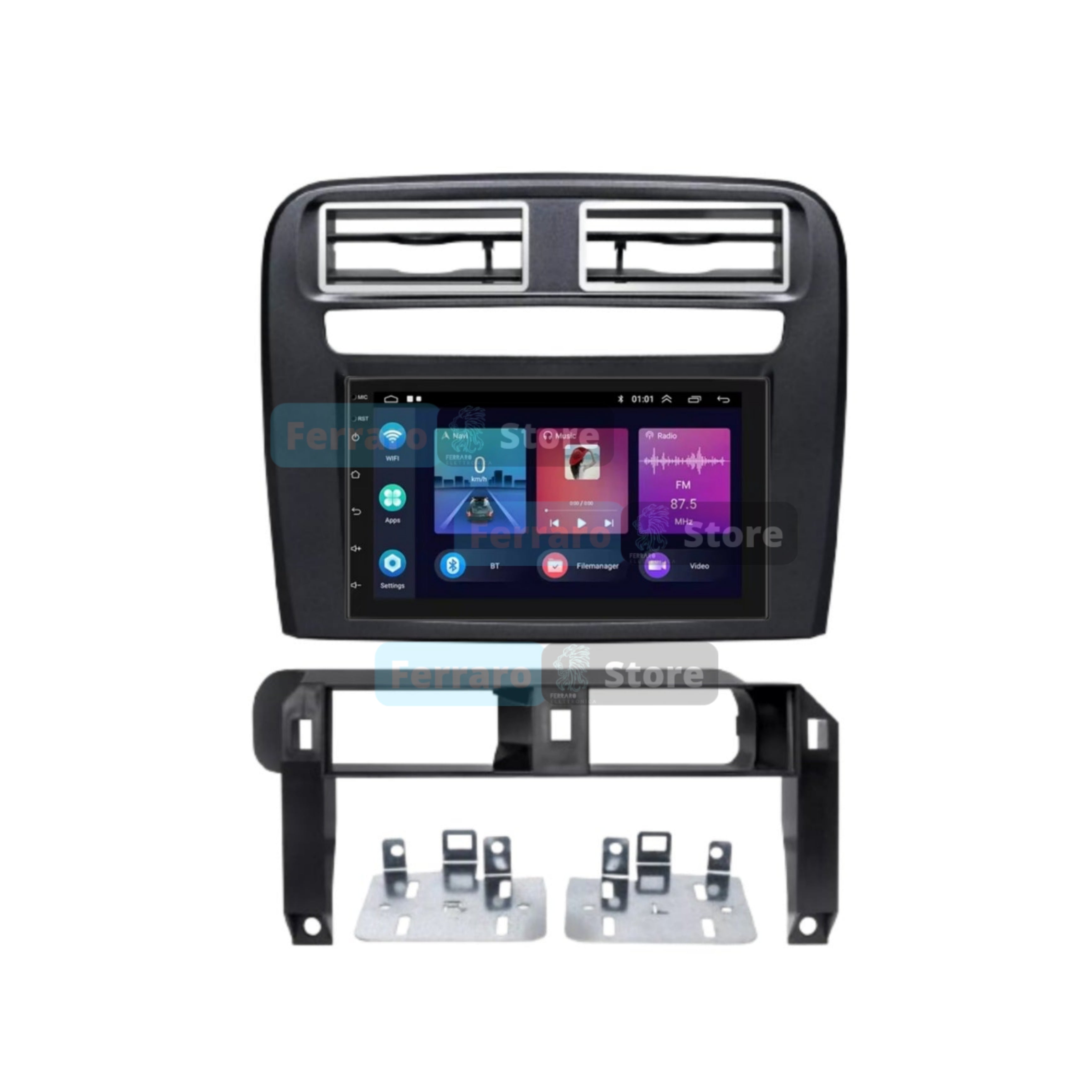 Autoradio per Fiat Grande Punto 7" | 2007-2012 | Android | Bluetooth | CarPlay | Android Auto | 2GB/4GB/6G Ram