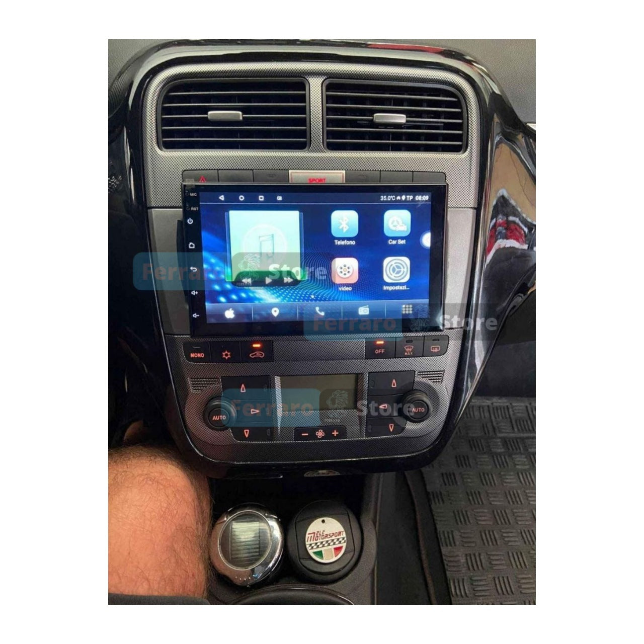 Car Radio for FIAT GRANDE PUNTO [2007 - 2012] - 1Din 7"Inch, Android, PlayStore, Youtube, Navigator, Bluetooth, Radio, GPS, Wifi