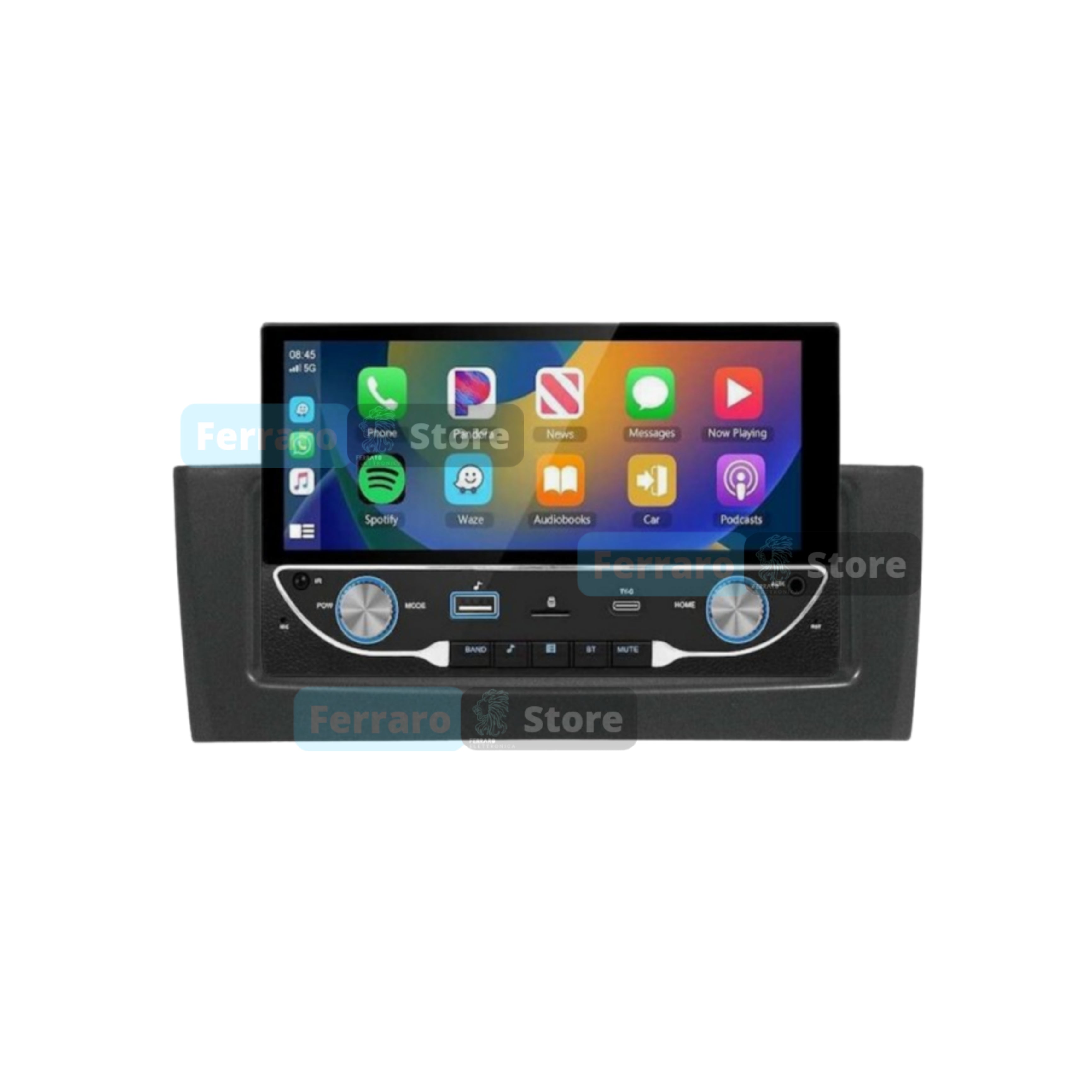 Autoradio per Fiat Grande Punto 6.8" | 2004-2012 | Bluetooth | Radio | USB | CarPlay | Android Auto