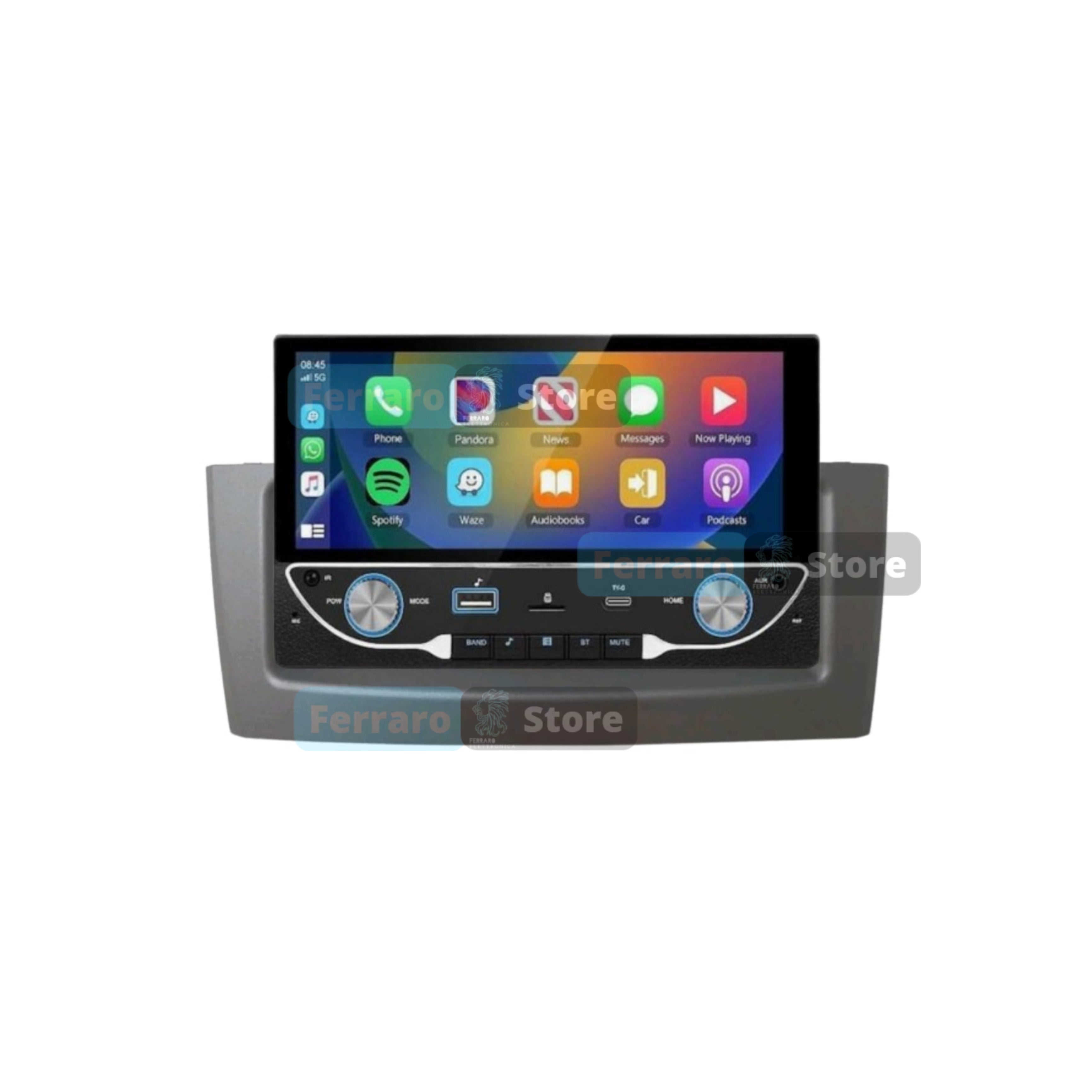 Autoradio per Fiat Grande Punto 6.8" | 2004-2012 | Bluetooth | Radio | USB | CarPlay | Android Auto