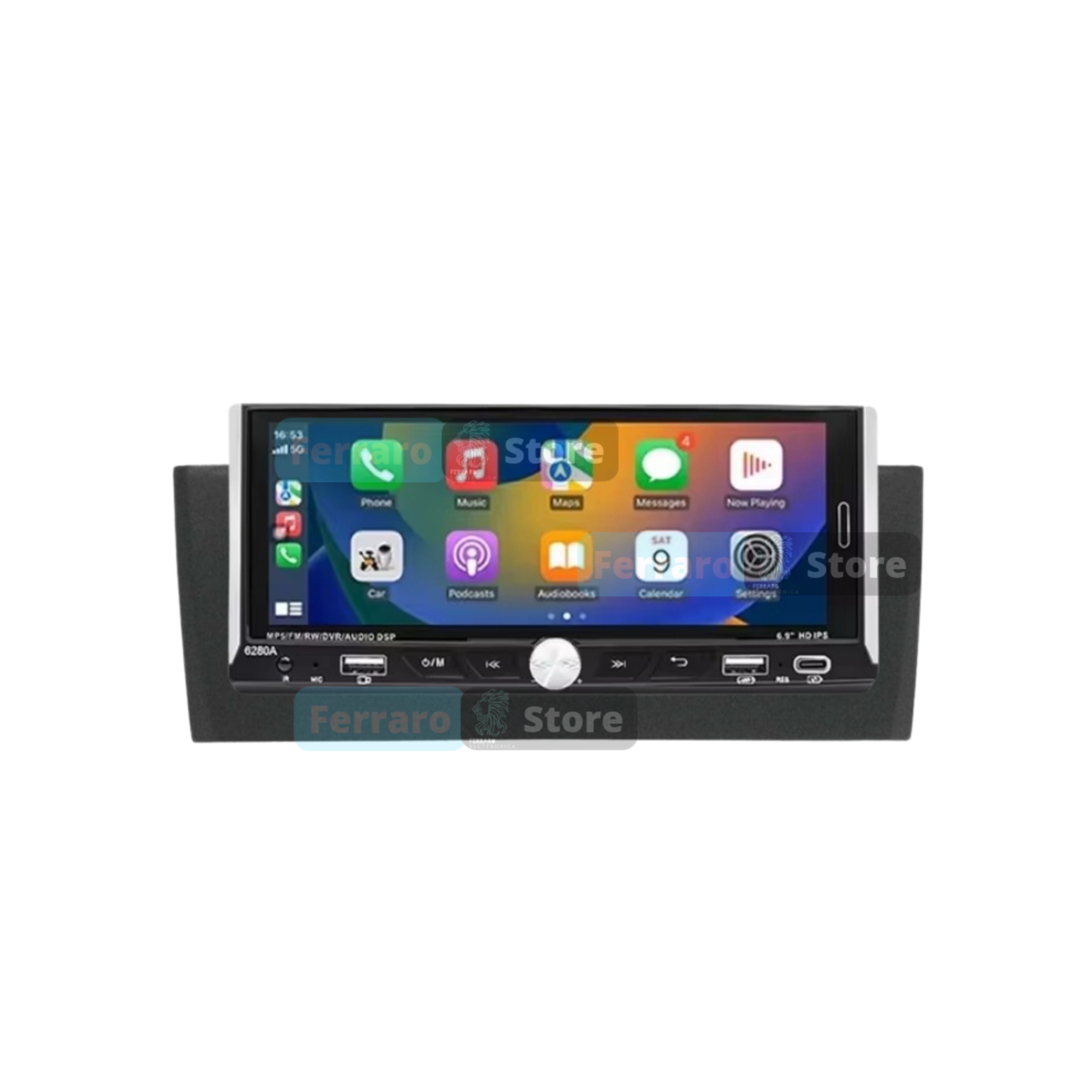 Autoradio per Fiat Grande Punto 6.9" | 2007-2012 | Android | Bluetooth | CarPlay | Android Auto | 2/32GB Ram