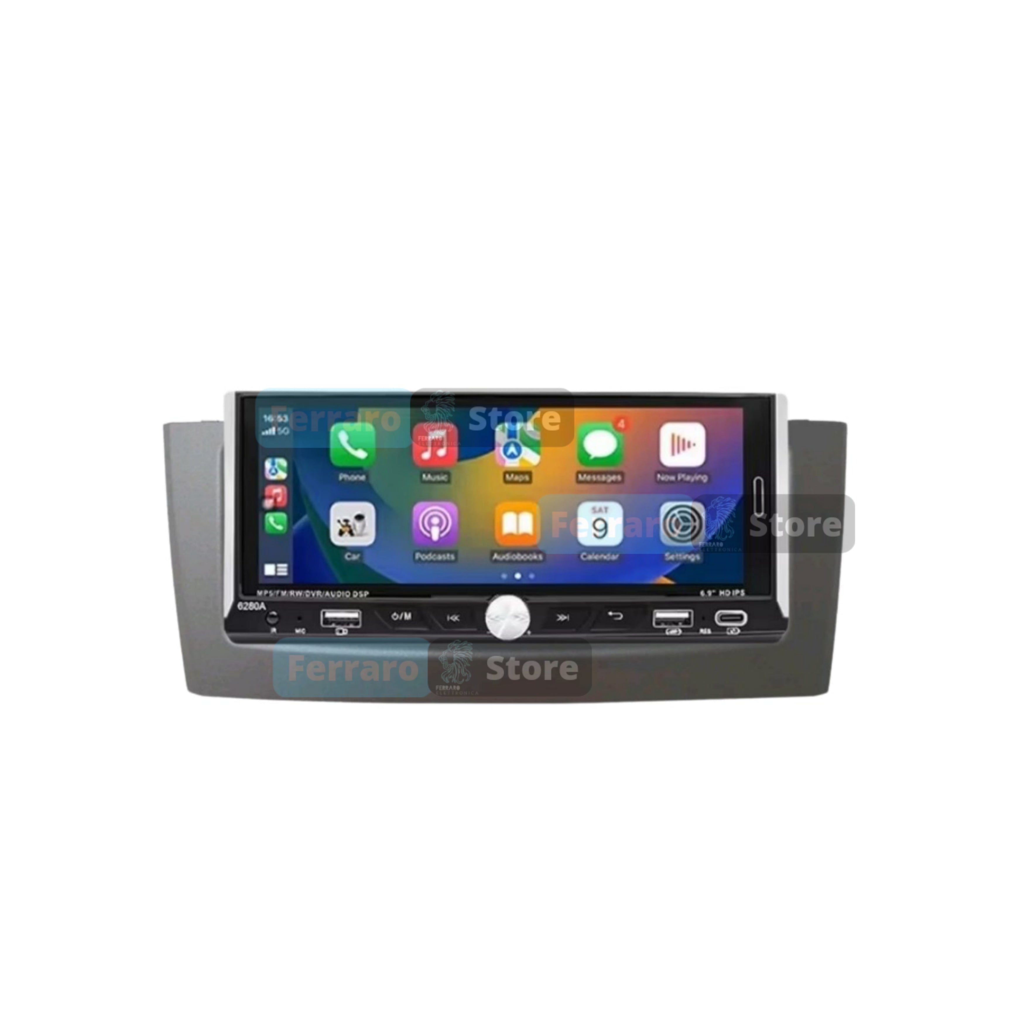 Autoradio per Fiat Grande Punto 6.9" | 2004-2012 | Android | Bluetooth | CarPlay | Android Auto | 2/32GB Ram