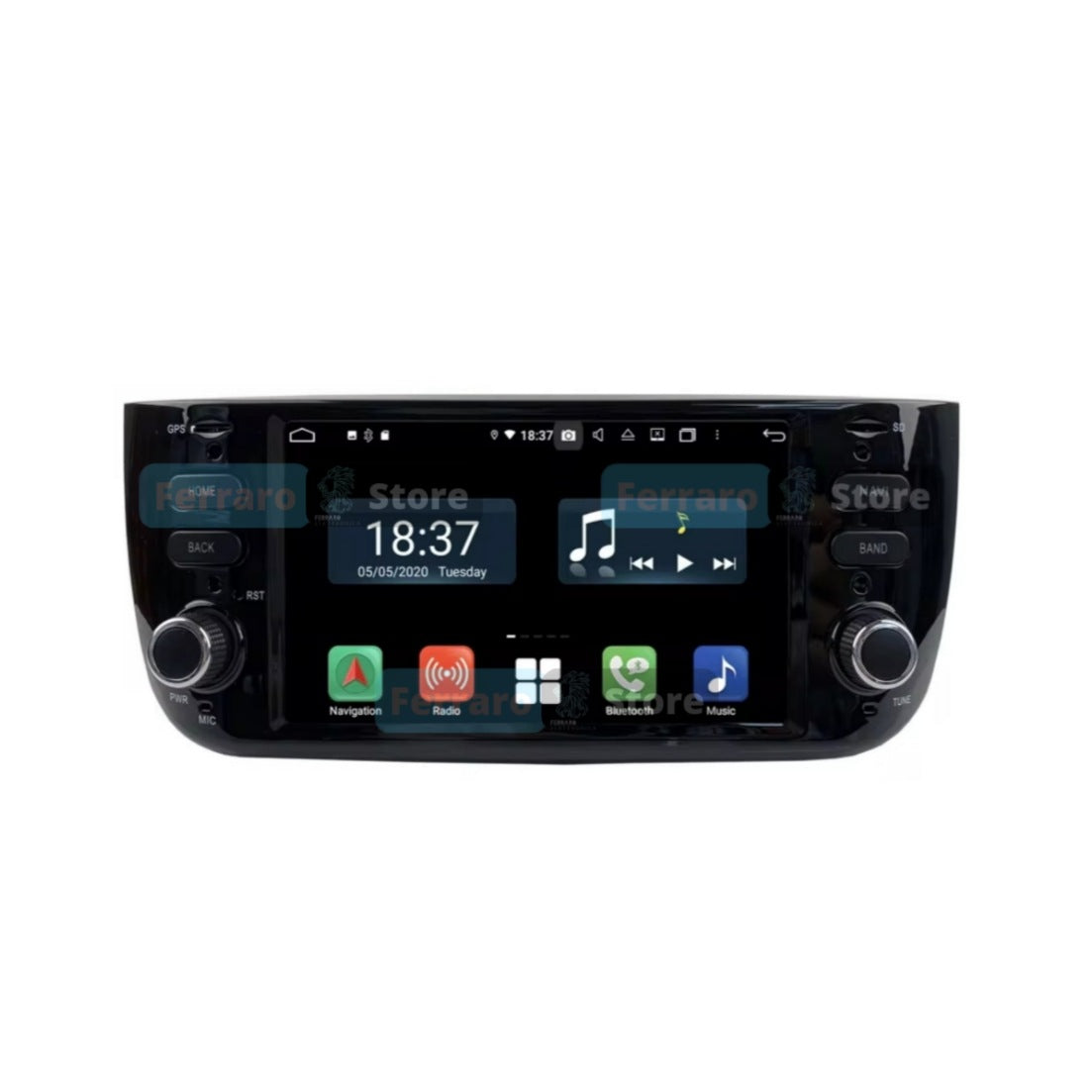 Autoradio Android 11 pour Fiat Punto EVO 2012-2015 lecteur multimédia stéréo de Navigation GPS 