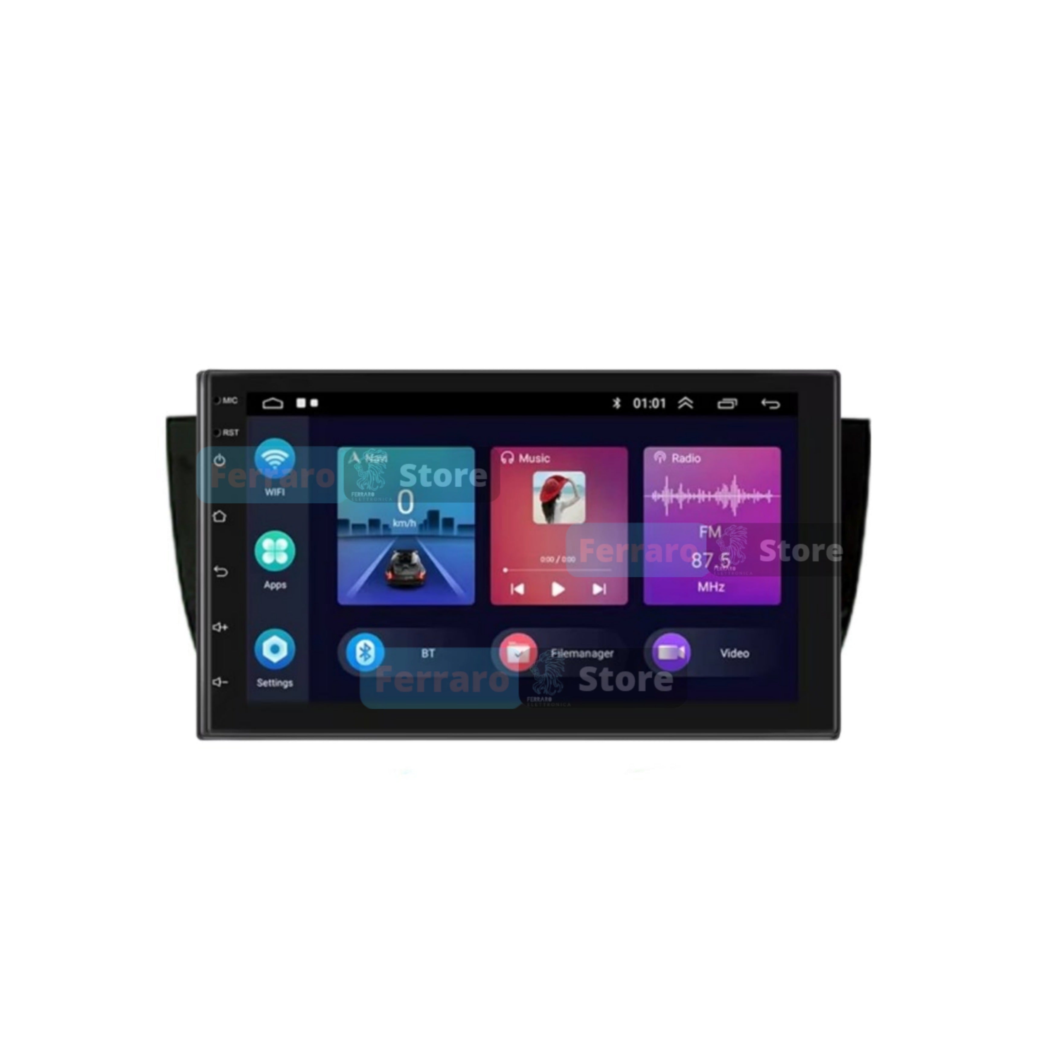 Autoradio per Fiat Punto Evo 7" | 2009 in Poi | Android | Bluetooth | CarPlay | Android Auto | 2/32GB Ram