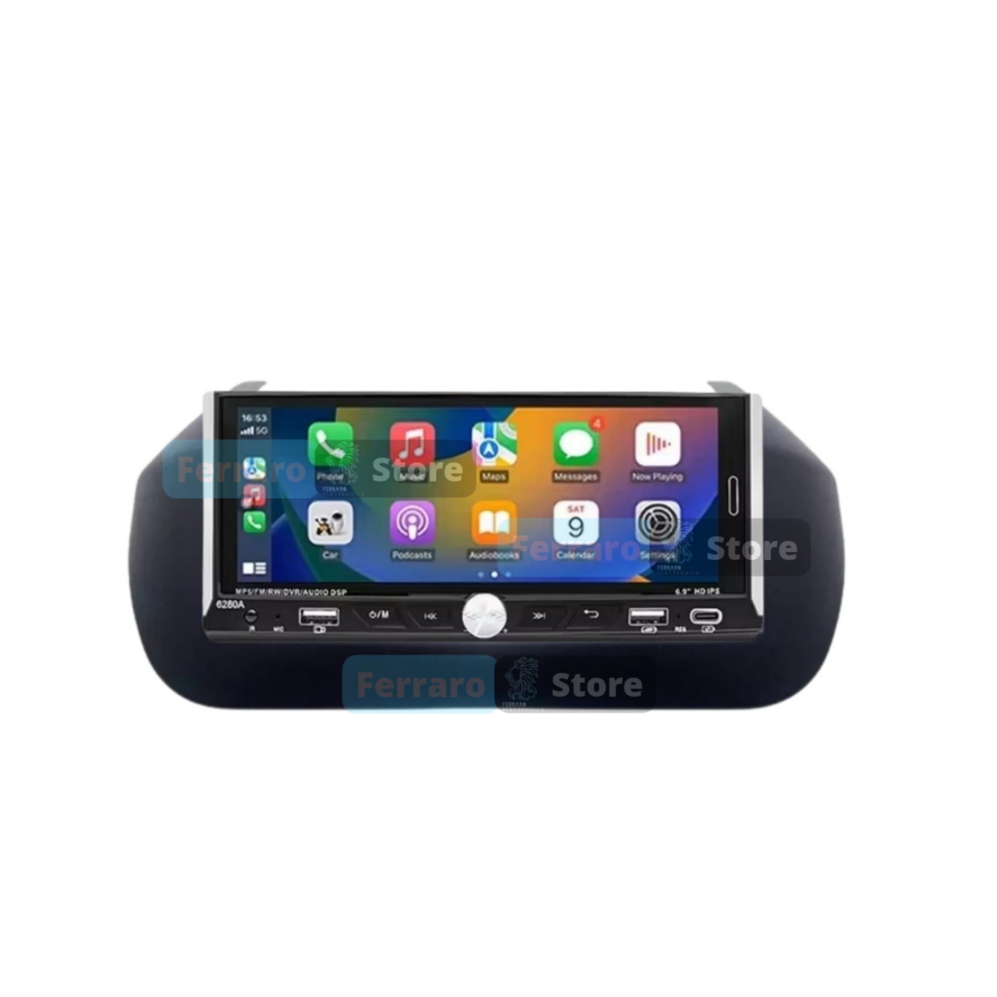 Autoradio per Fiat Qubo 6.9" | Citroen Nemo | Peugeot Bipper | 2008 - 2017 | Android | Bluetooth | CarPlay | Android Auto | 2/32GB Ram