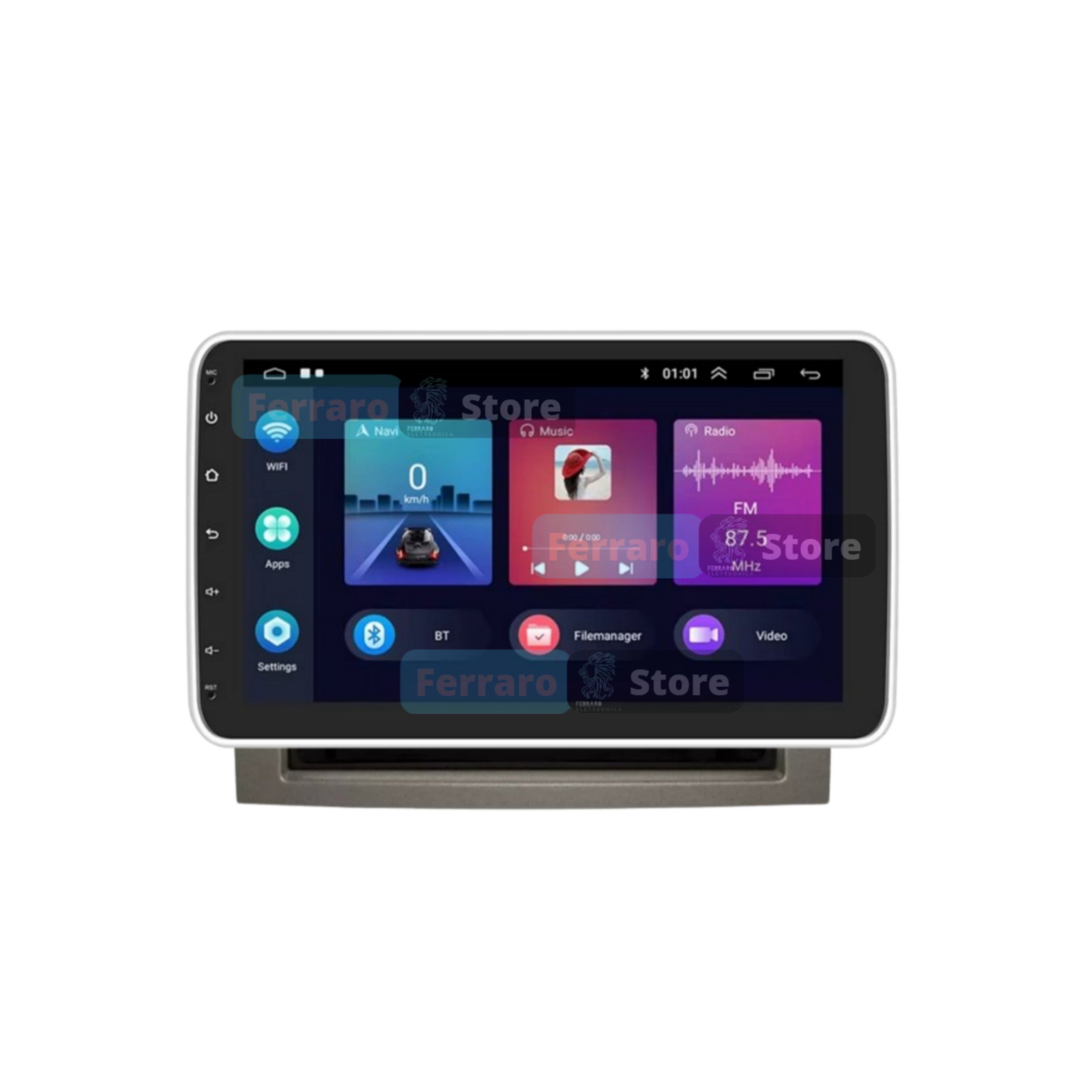 Autoradio per Fiat Idea | Lancia Musa 10" | 2003-2008 | Android | Bluetooth | CarPlay | Android Auto | 2GB/6GB/8GB Ram