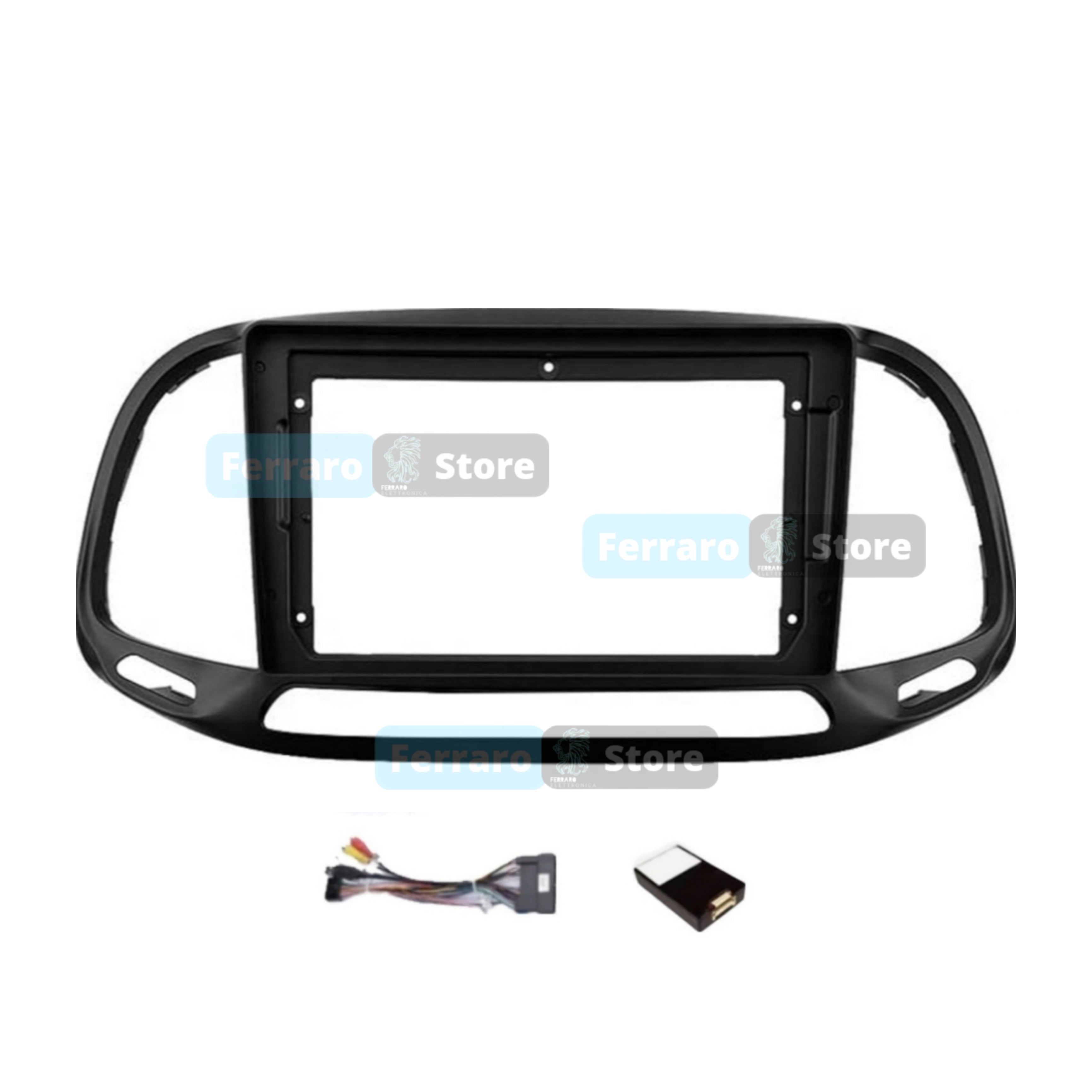 Kit Montaggio Autoradio 9"Pollici Fiat Doblo [2015-2019] - Mascherina, Cablaggio Autoradio Android