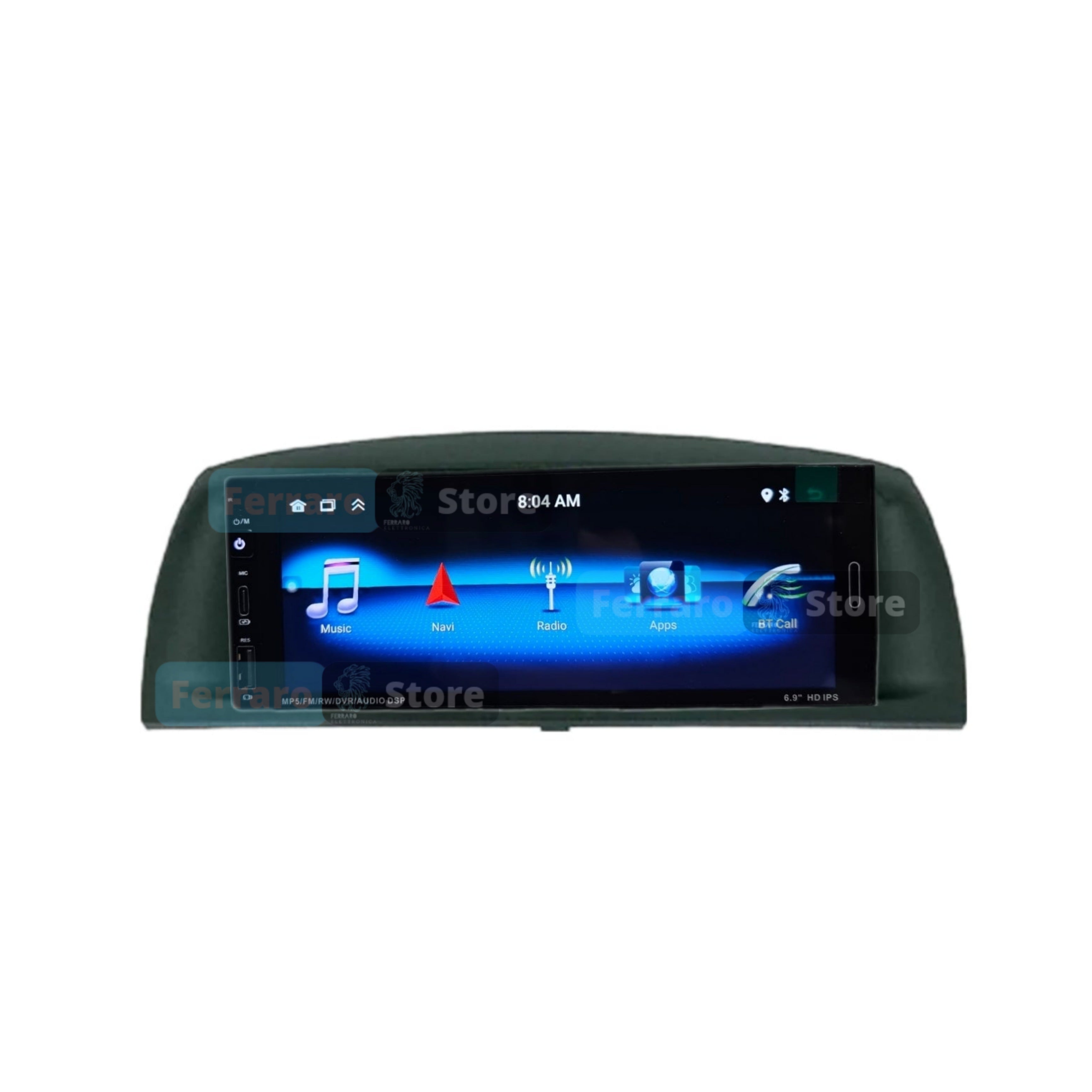 Car Radio for FIAT PUNTO 188 [1999 - 2007] - 1Din 6.9"Inch, Android, CarPlay &amp; Android Auto, Bluetooth, Radio, GPS, Wifi, Youtube, PlayStore