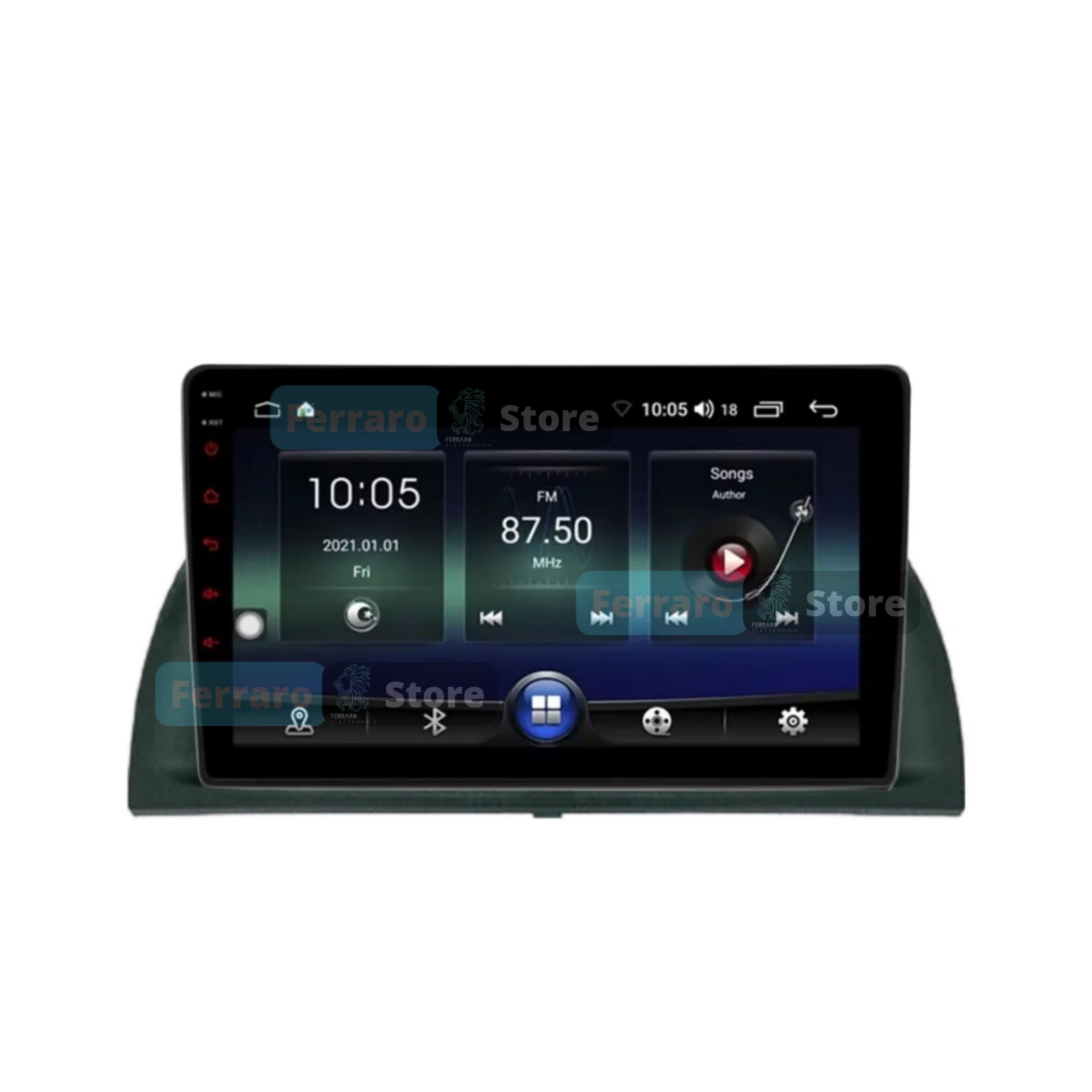 Car Radio for Fiat PUNTO 188 [1999-2007] - 1Din 9"Inch, Bluetooth, Radio, Android, PlayStore, Youtube, Navigator