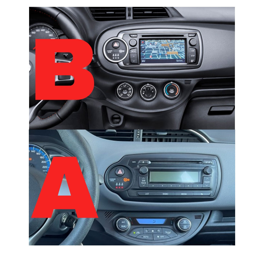 Autoradio per Toyota Yaris P130 Vitz 9" | 2012-2017 | Android | Bluetooth | CarPlay | Android Auto | 2GB/4GB/6GB/8GB Ram