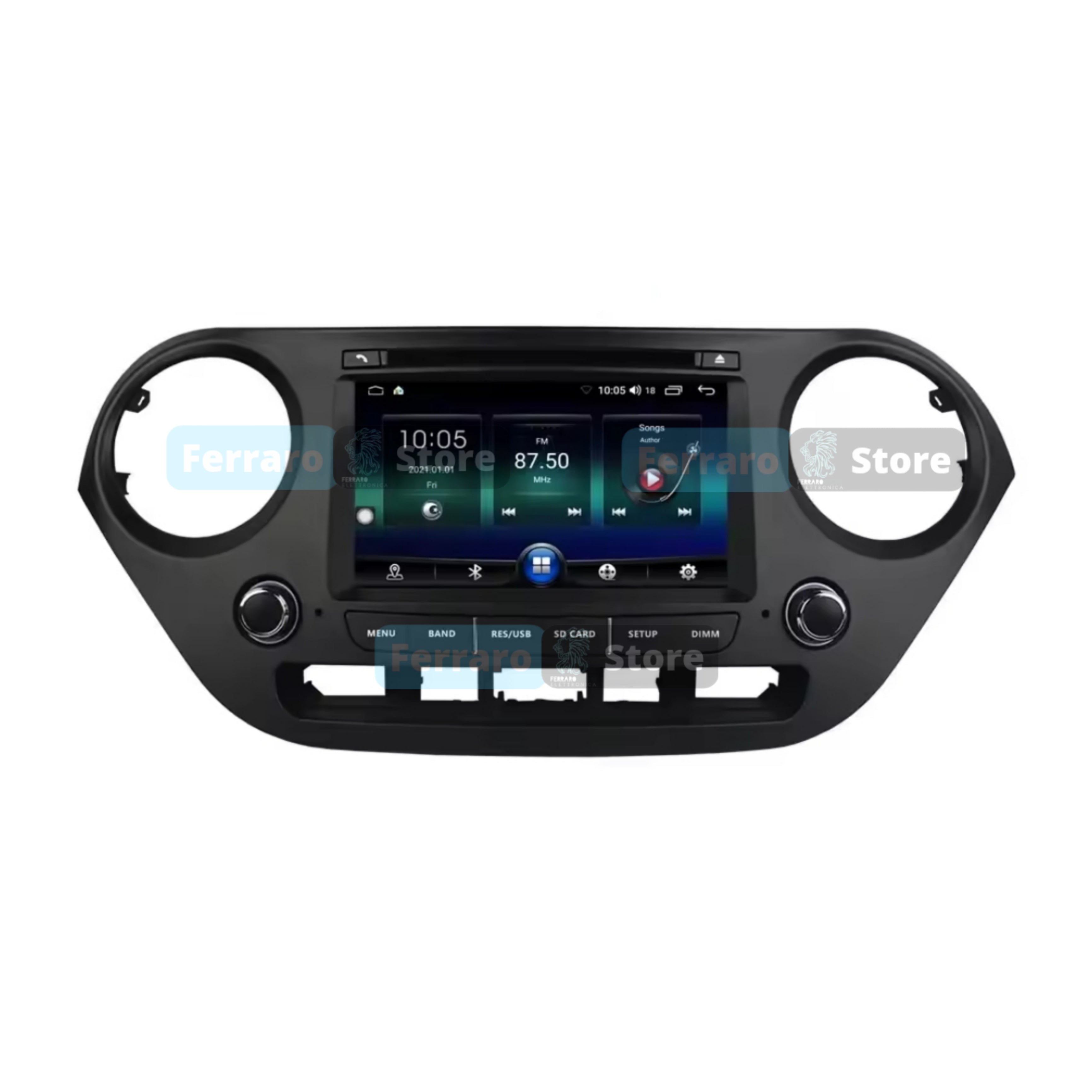 Autoradio per Hyundai Grand i10 7" | 2013-2016 | Android | Bluetooth | CarPlay | Android Auto | 4GB/8GB Ram