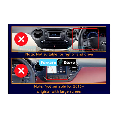 Autoradio per Hyundai Grand i10 7" | 2013-2019 | Android | Bluetooth | CarPlay | Android Auto | 4GB/8GB Ram