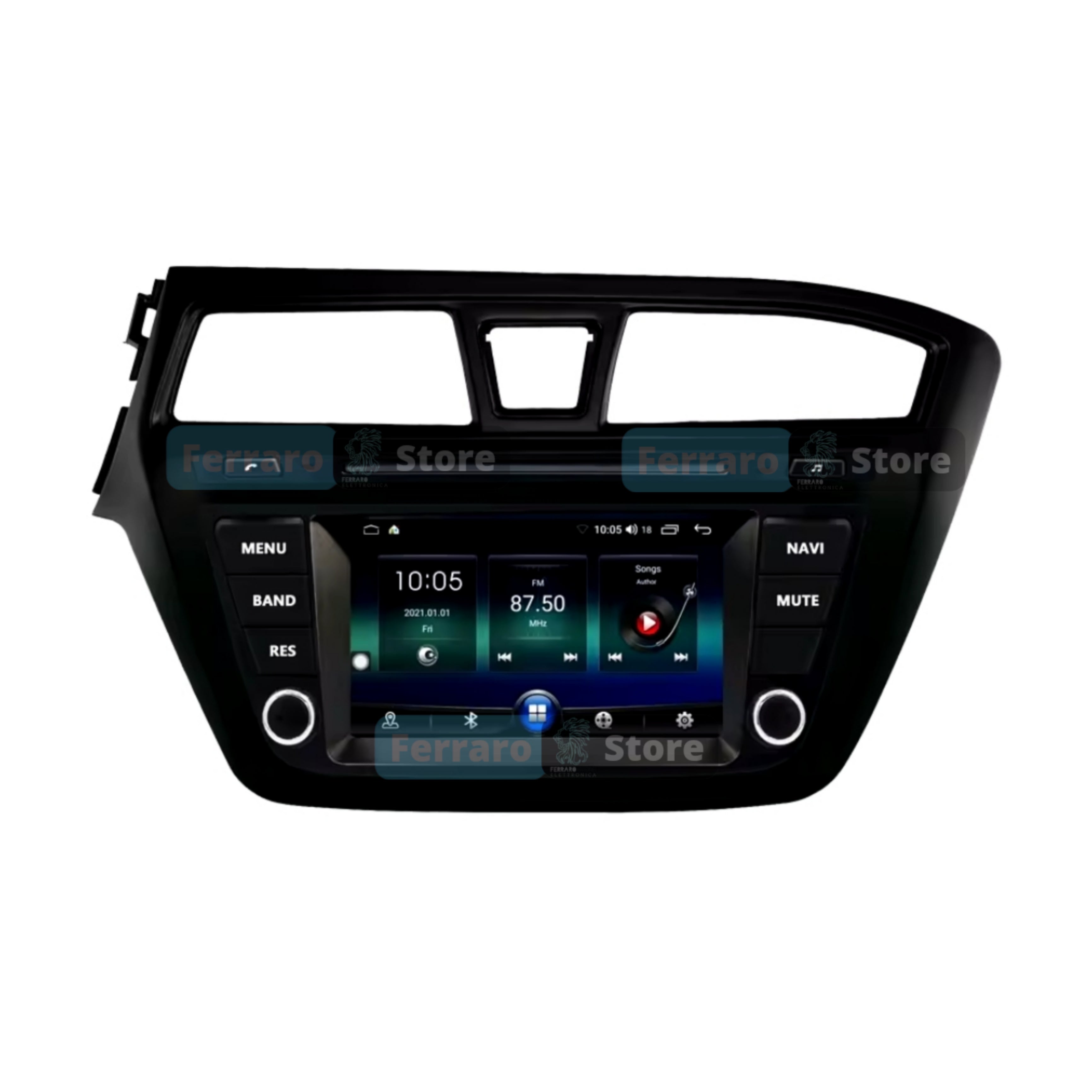 Autoradio per Hyundai i20 7" | 2014-2018 | Android | Bluetooth | CarPlay | Android Auto | 4GB/8GB Ram