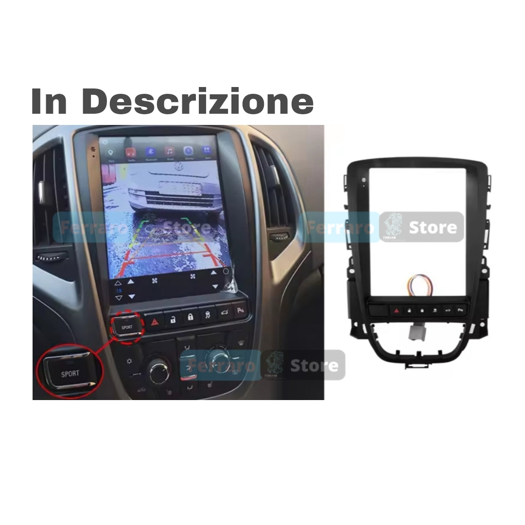 Autoradio per Opel Astra J 9.7" | 2009-2015 | Android | Bluetooth | CarPlay | Android Auto | 4GB/8GB Ram