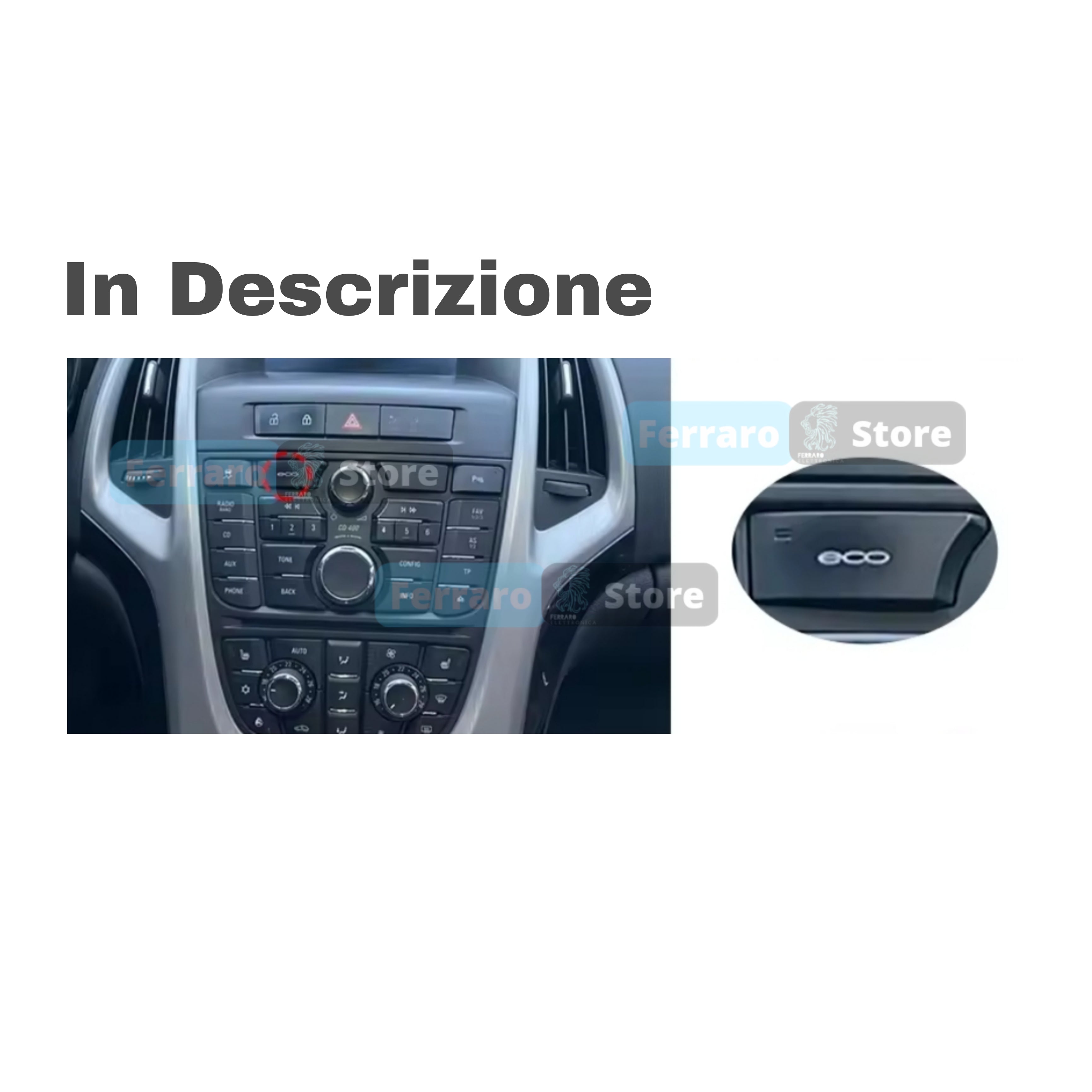 Autoradio per Opel Astra J 9.7" | 2009-2015 | Android | Bluetooth | CarPlay | Android Auto | 4GB/8GB Ram