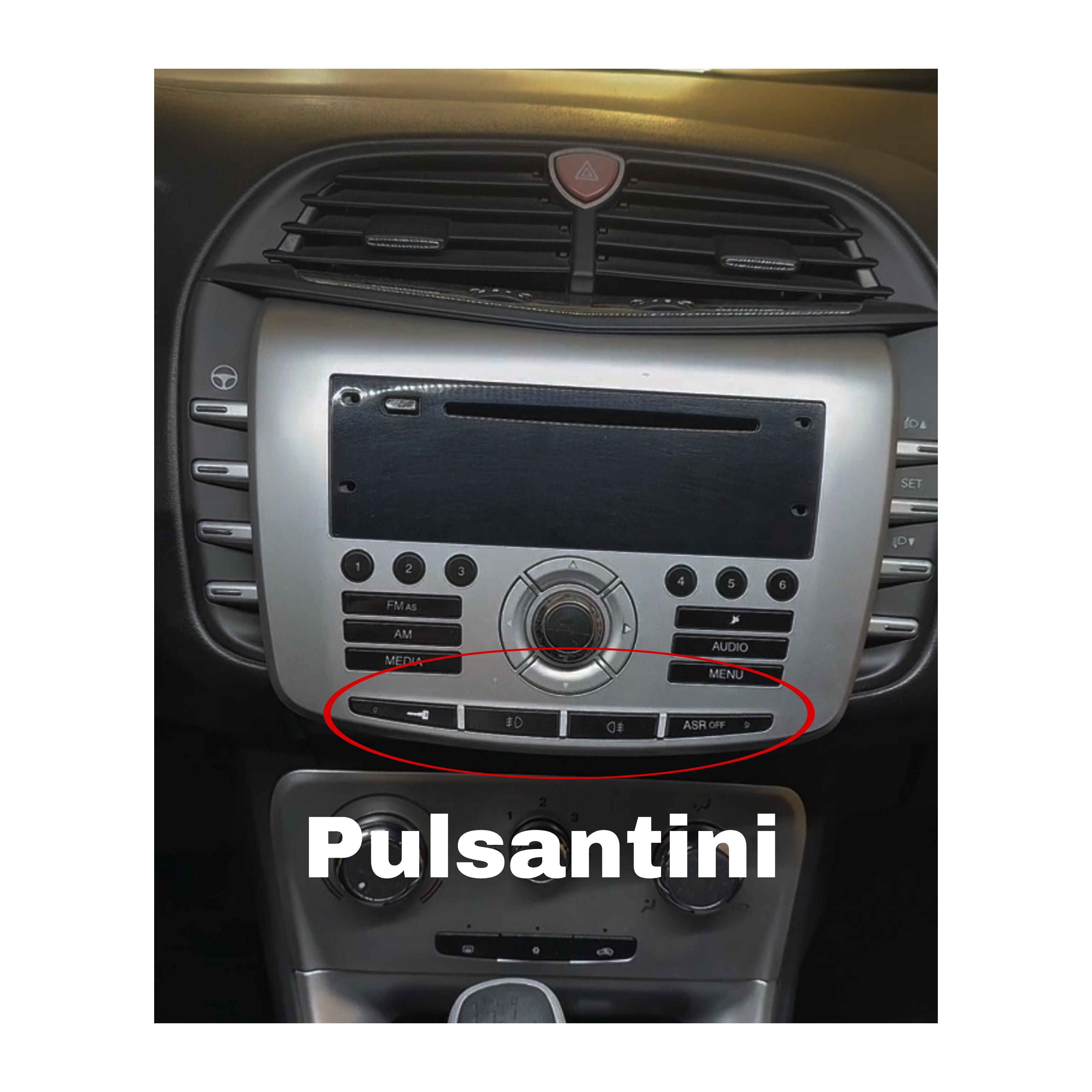 Car Radio for Lancia Delta [2009-2014] - 1Din 10"Inch Android, GPS, Bluetooth, Radio, Navigator, Wifi, PlayStore