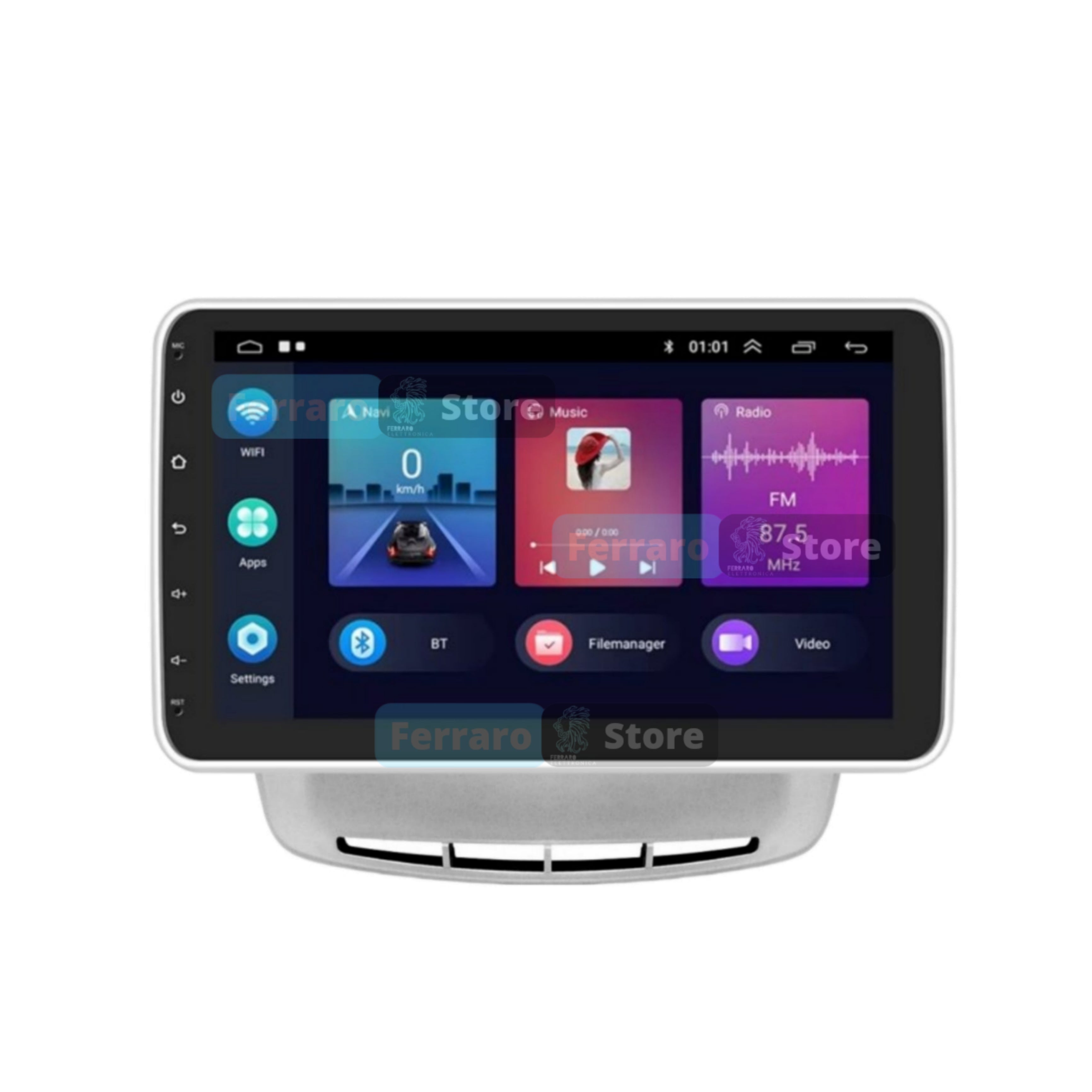 Car Radio for Lancia Delta [2009-2014] - 1Din 10"Inch Android, GPS, Bluetooth, Radio, Navigator, Wifi, PlayStore