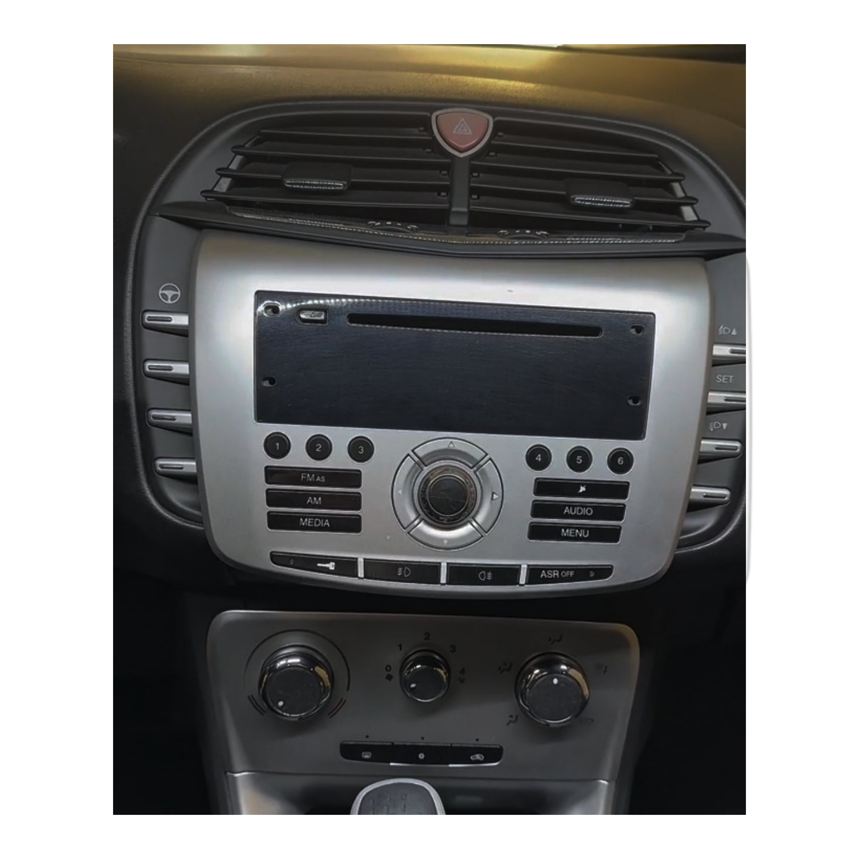 Car Radio Panel, 1DIN with Drawer, Lancia Delta, from 2009 - 2014