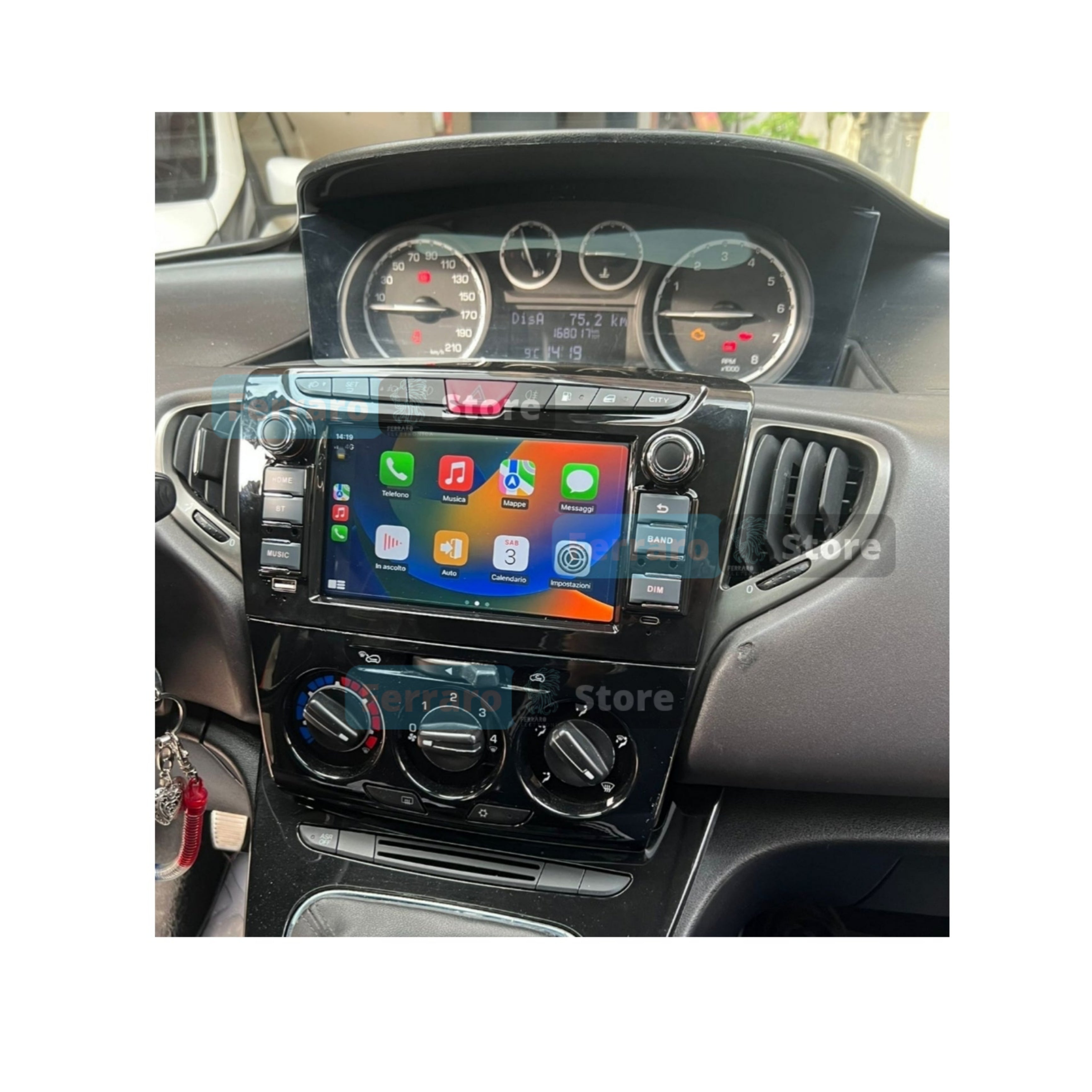 Autoradio per Lancia Y 7" | 2012-2020 | Android | Bluetooth | CarPlay | Android Auto | 4GB/6GB Ram